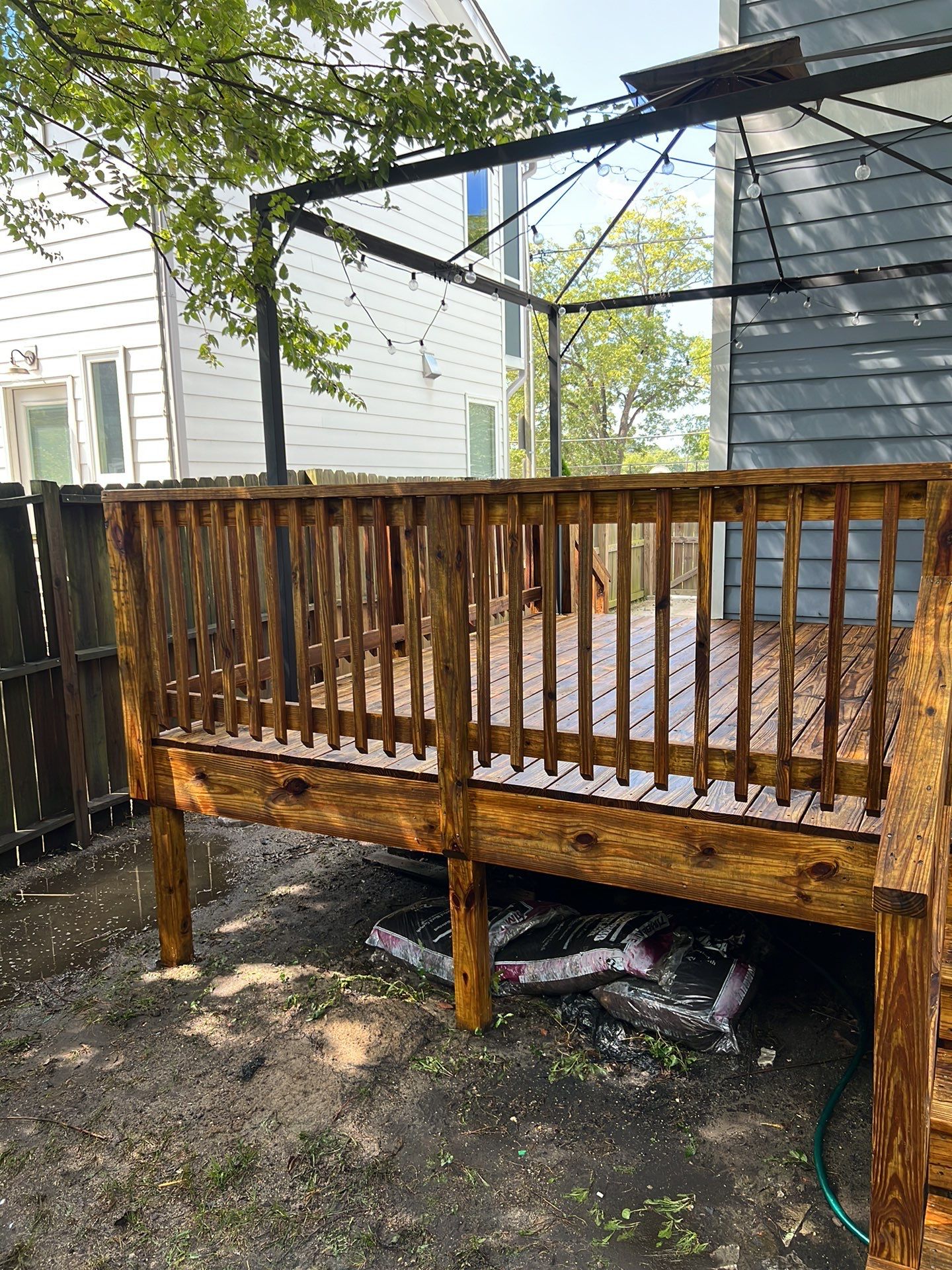 Weathered Deck using Wood Sealant by DuraSeal