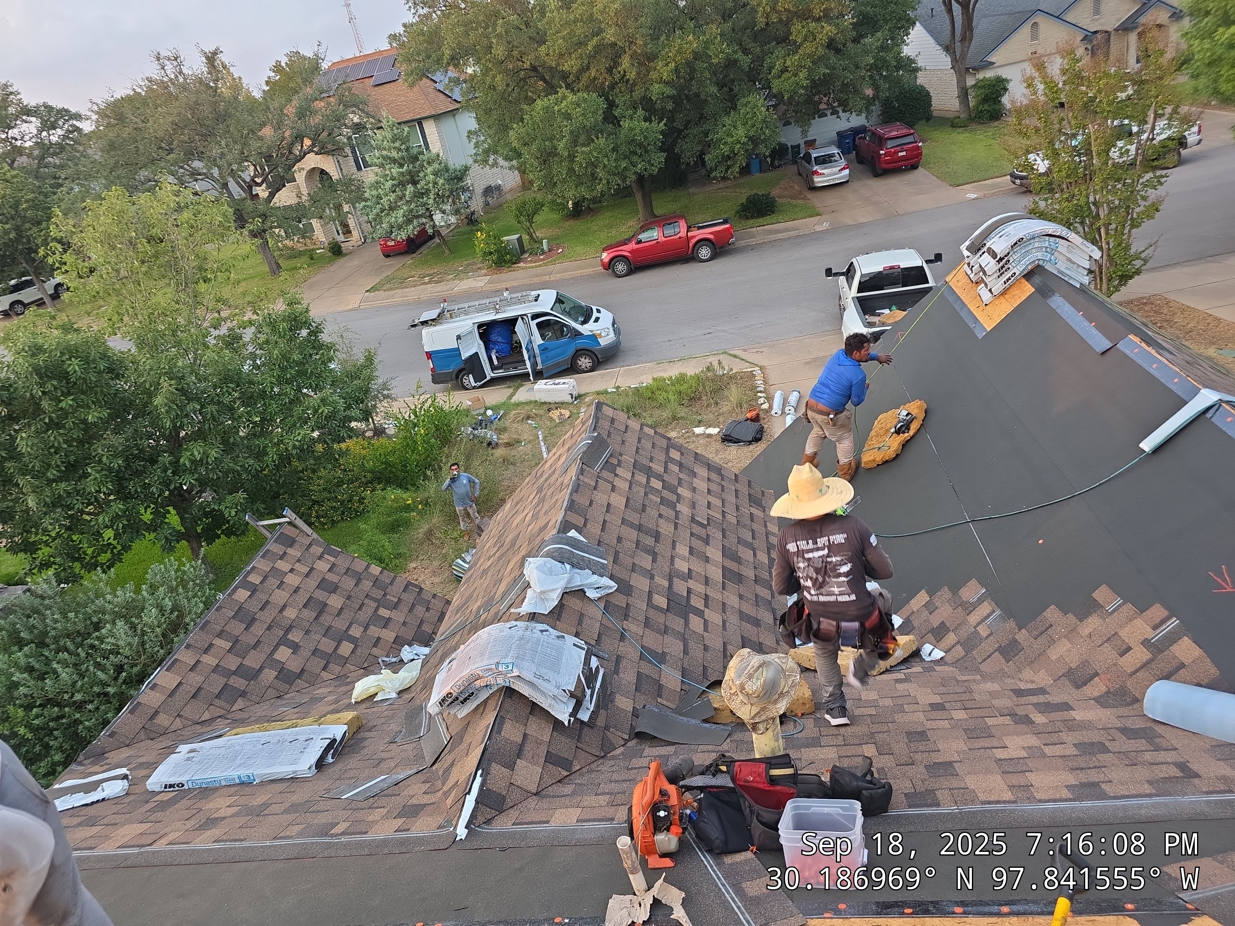 Residential Roofing Installation and Interior Storm Damage Repairs in Austin by Caliber Restoration LLC