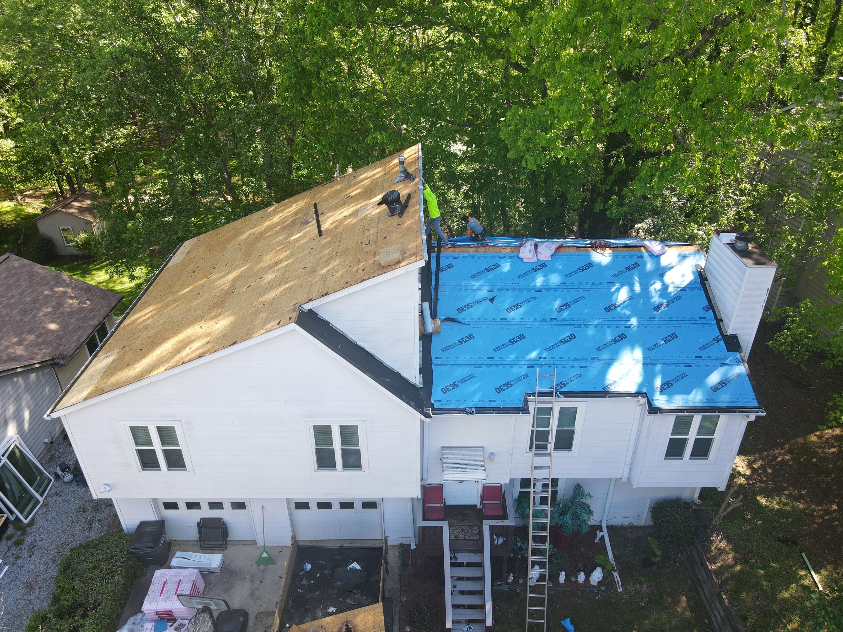 Residential Roofing Installation using Owens Corning by Inspector Roofing and Restoration