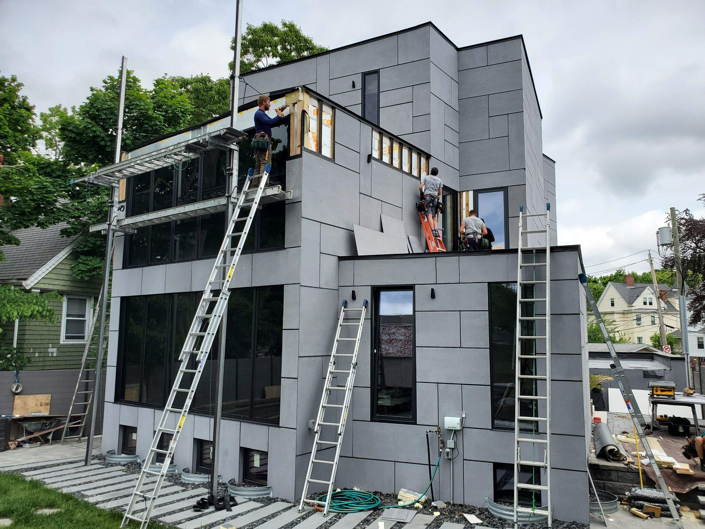 Siding installation (Engineered Panels) by UBrothers Construction