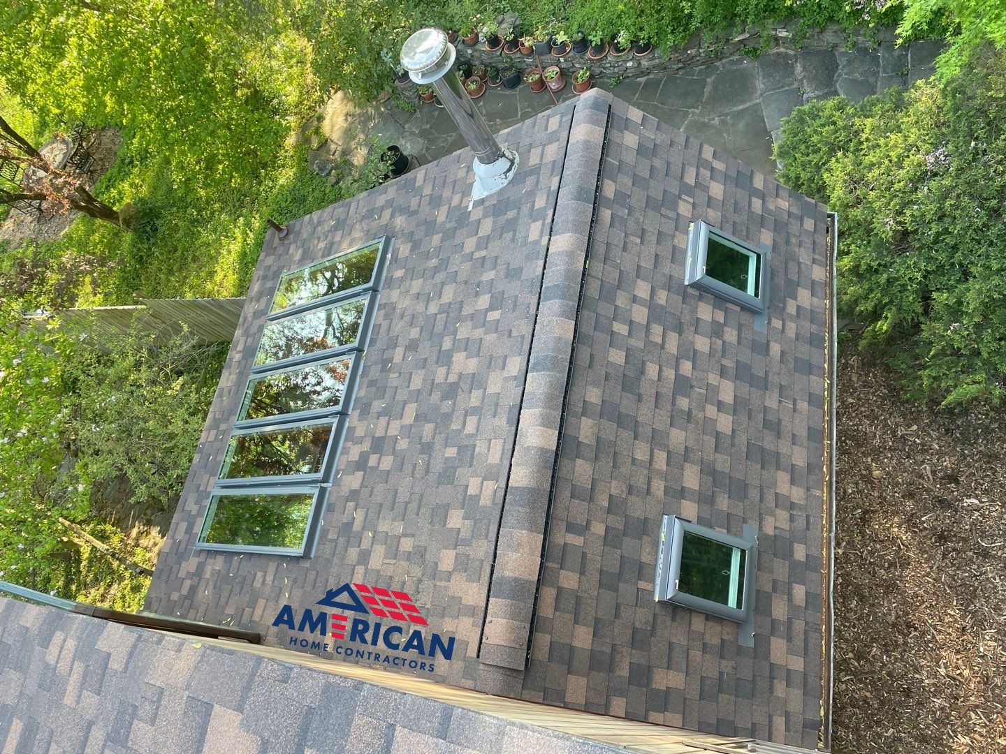 Roof Replacement w/ Skylights in Baltimore, MD (IKO Dynasty) by American Home Contractors