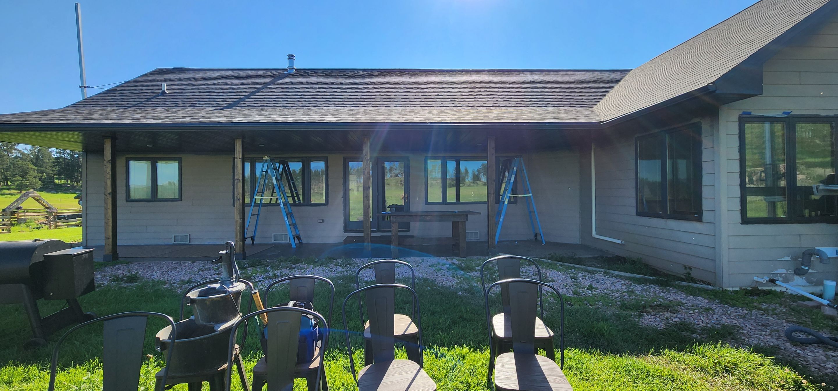 Out with the old and in with the new.  by Weather-Tite Exteriors LLC