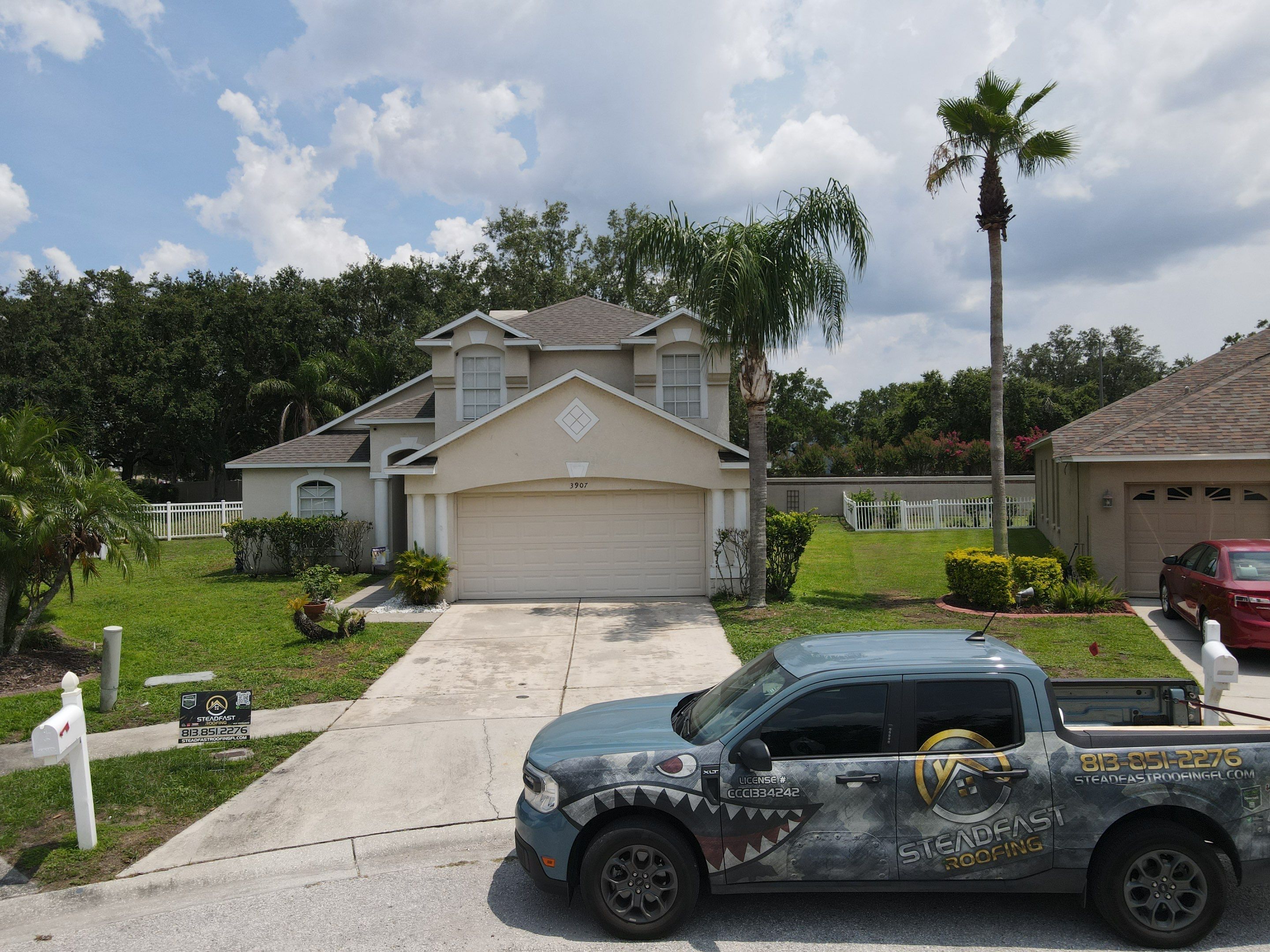 Roof Replacement in Riverview, FL. by Steadfast Roofing