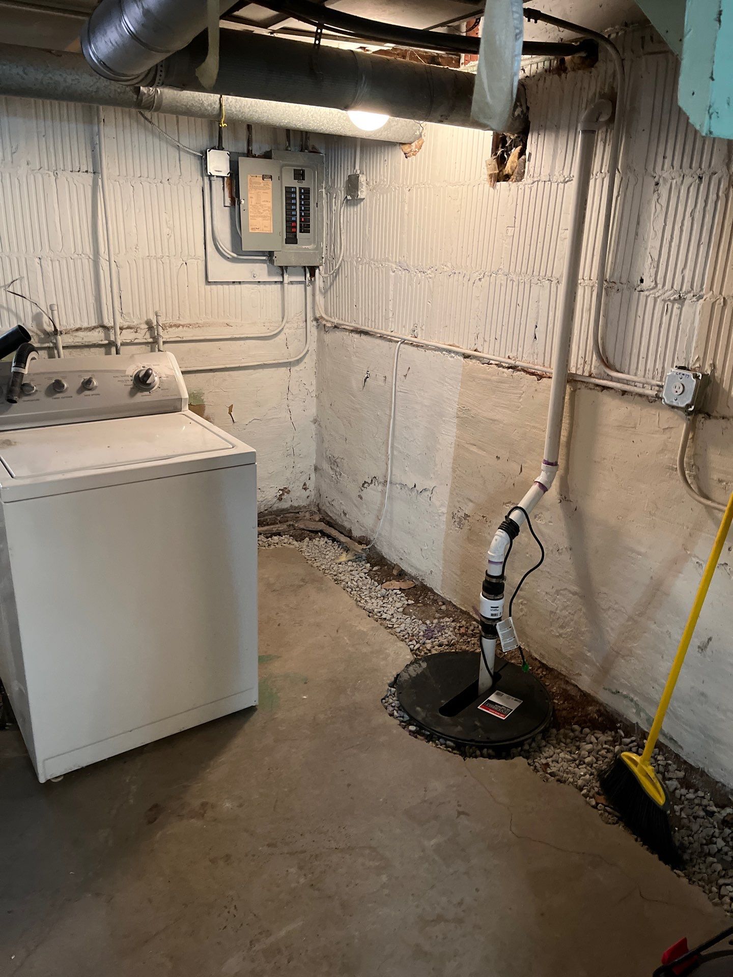 Berwyn- Interior Drain Tile System by Area Wide Waterproofing