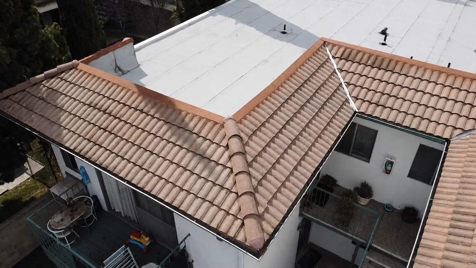 El Cajon Apartment Two-Ply Torch Down Roof Replacement by Zenith Roofing Services