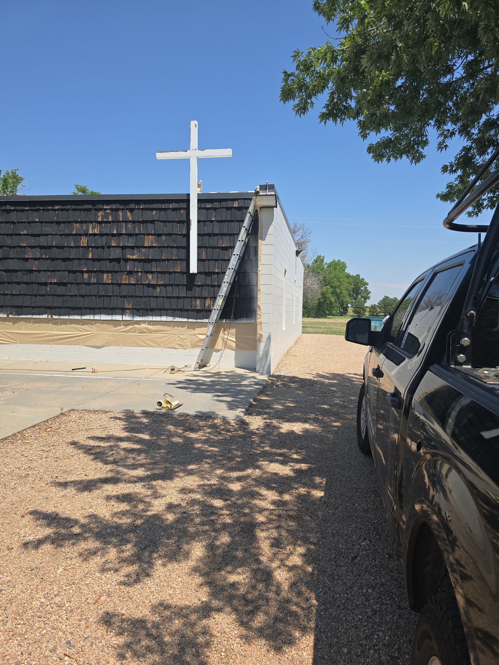 Honoring Tradition: Exterior Repaint of Our Lady of the Plains by J&M Painting LLC