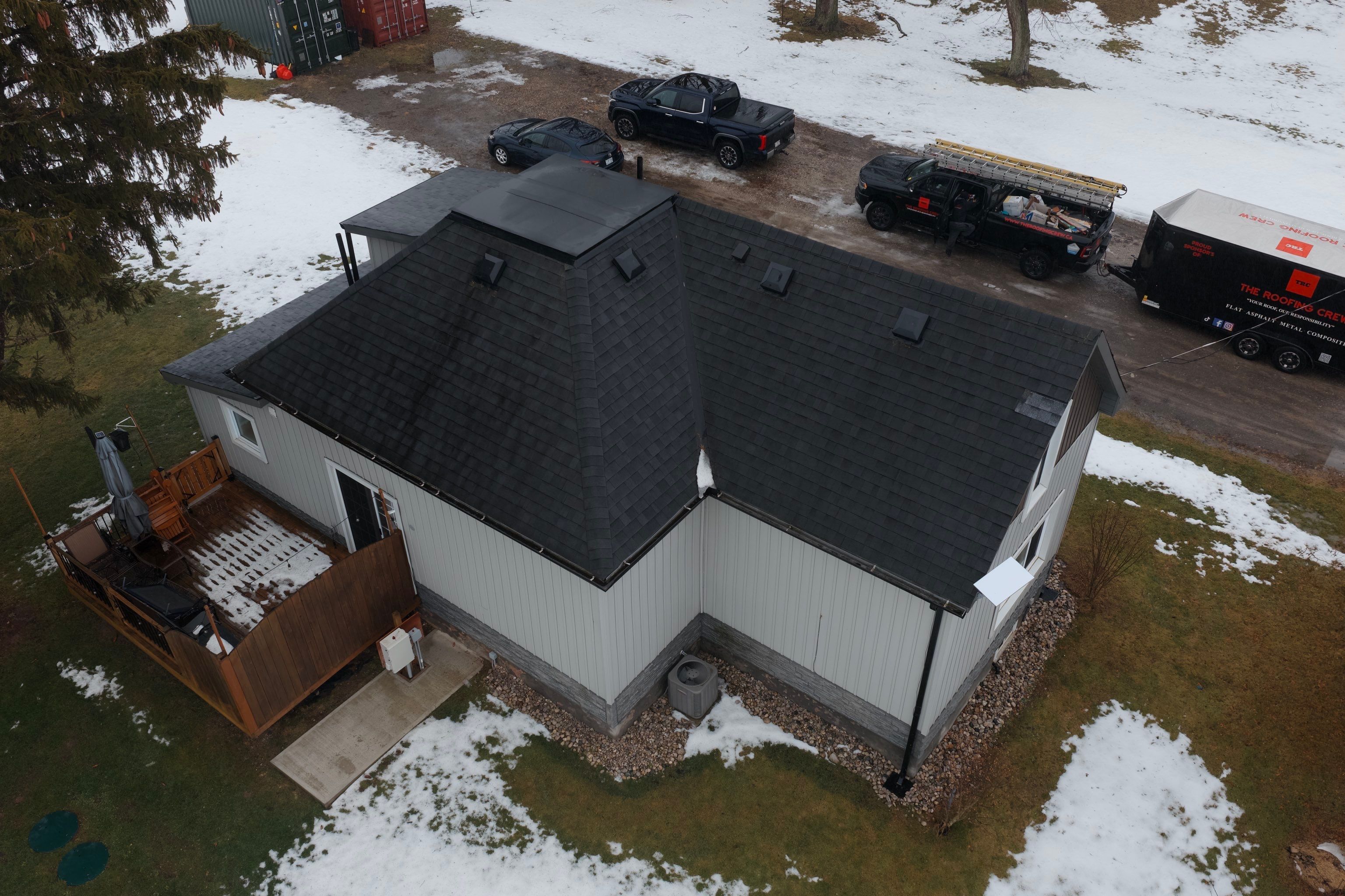 Project in Hamilton by The Roofing Crew