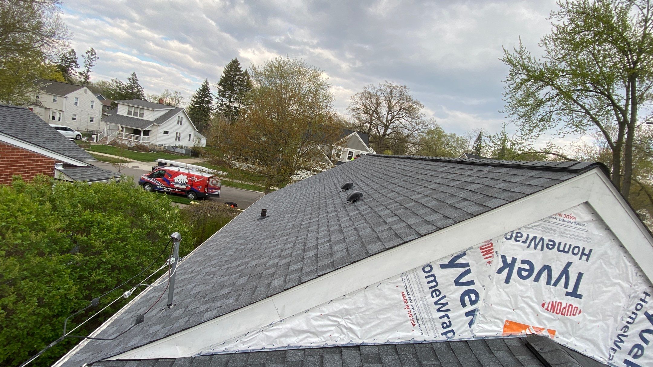 Roof Replacement using CertainTeed Landmark by 180 Contractors