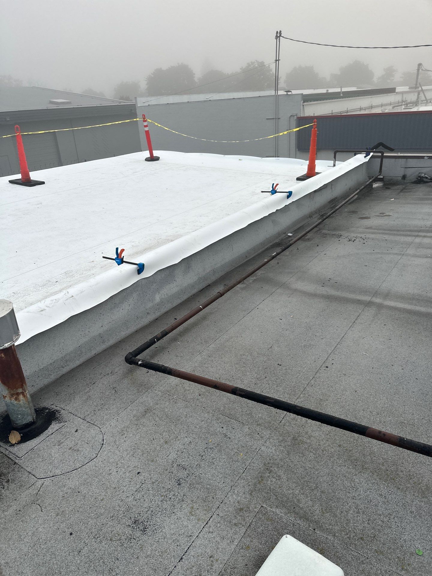 Commercial Roofing Repair using GAF 60Mil TPO  by Orezona Building & Roofing Company, Inc.