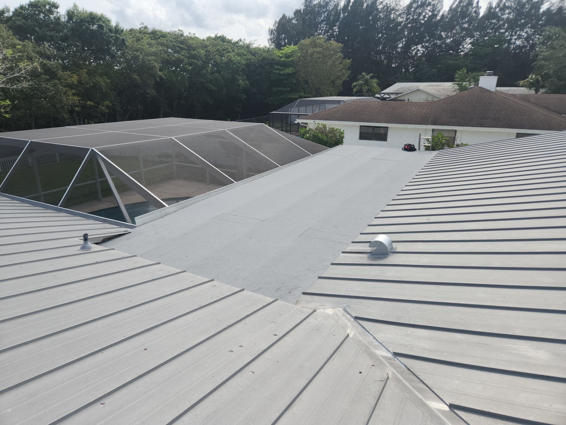 Flat Roof Replacement and Fascia Repair in Margate by Aastro Roofing