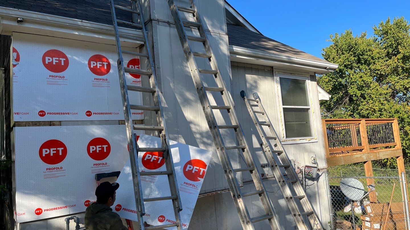 Siding Installation using Market Square by EEC  Windows, Siding & Roofing 