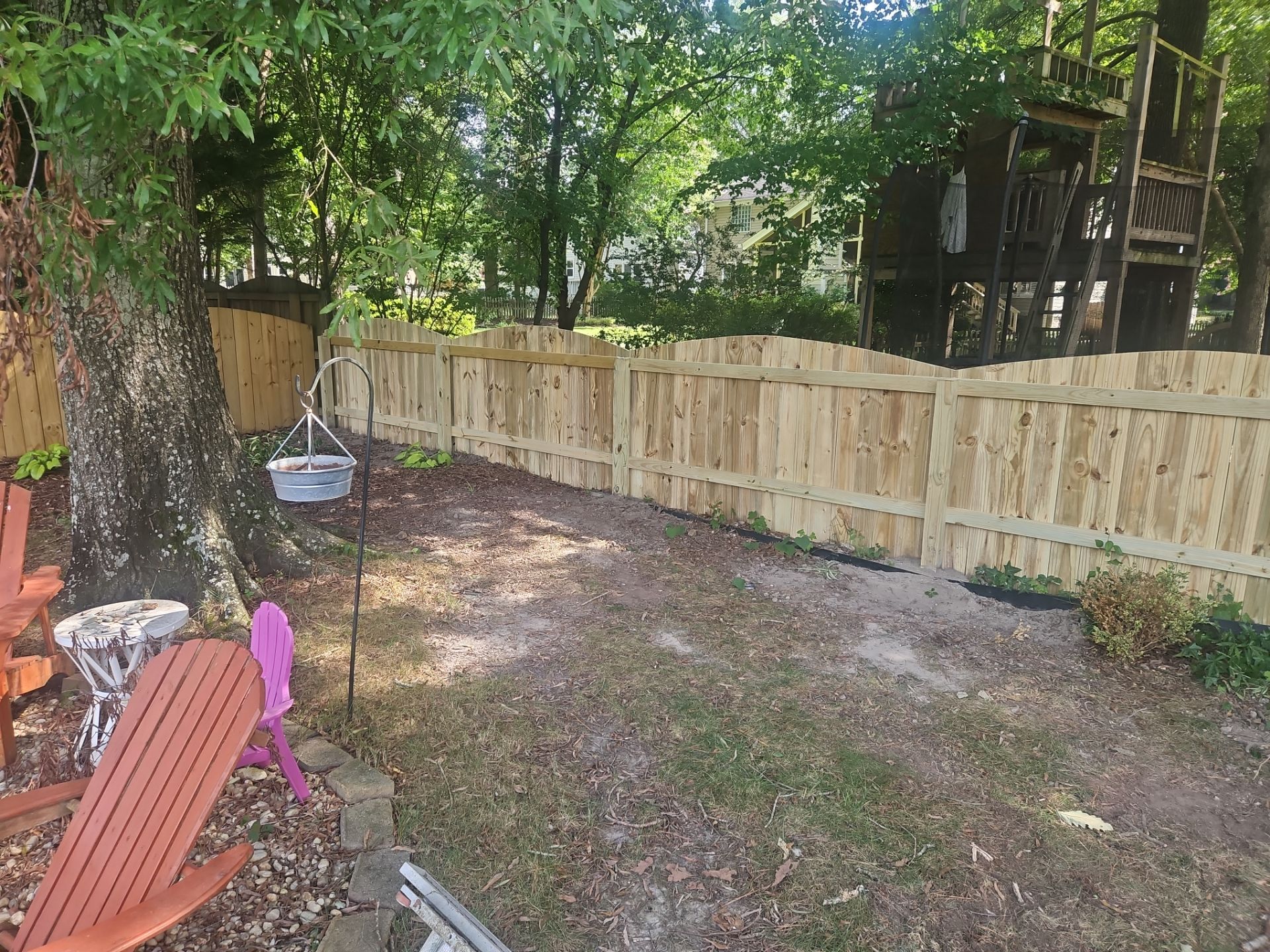 Wood That Makes a Statement by Tidewater Fence