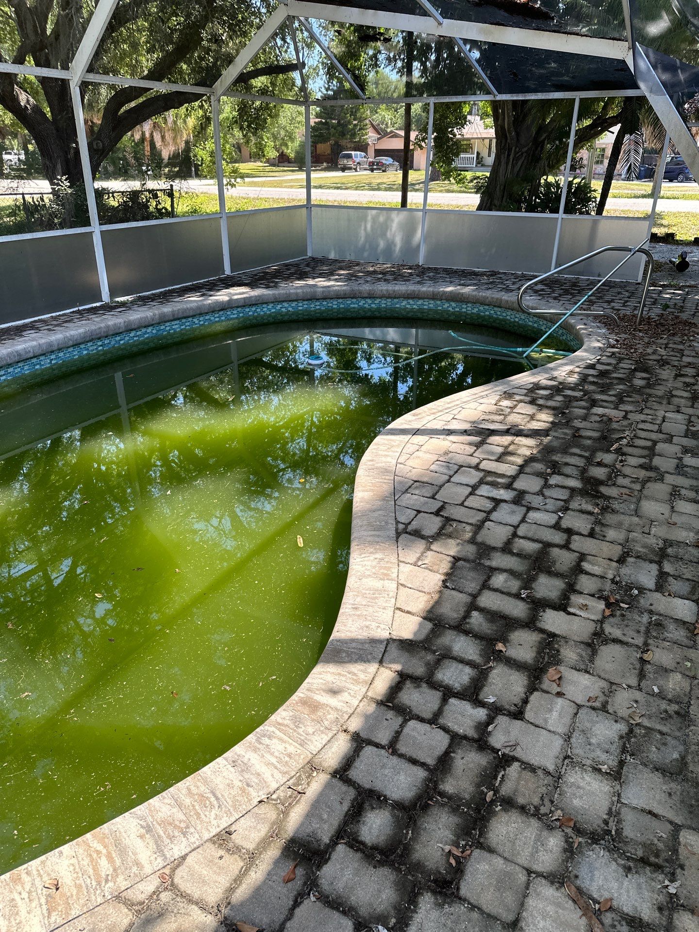 Paver Pool Deck Cleaning in Fair Oaks, Bradenton, FL | Sunshine AquaWash by Sunshine AquaWash