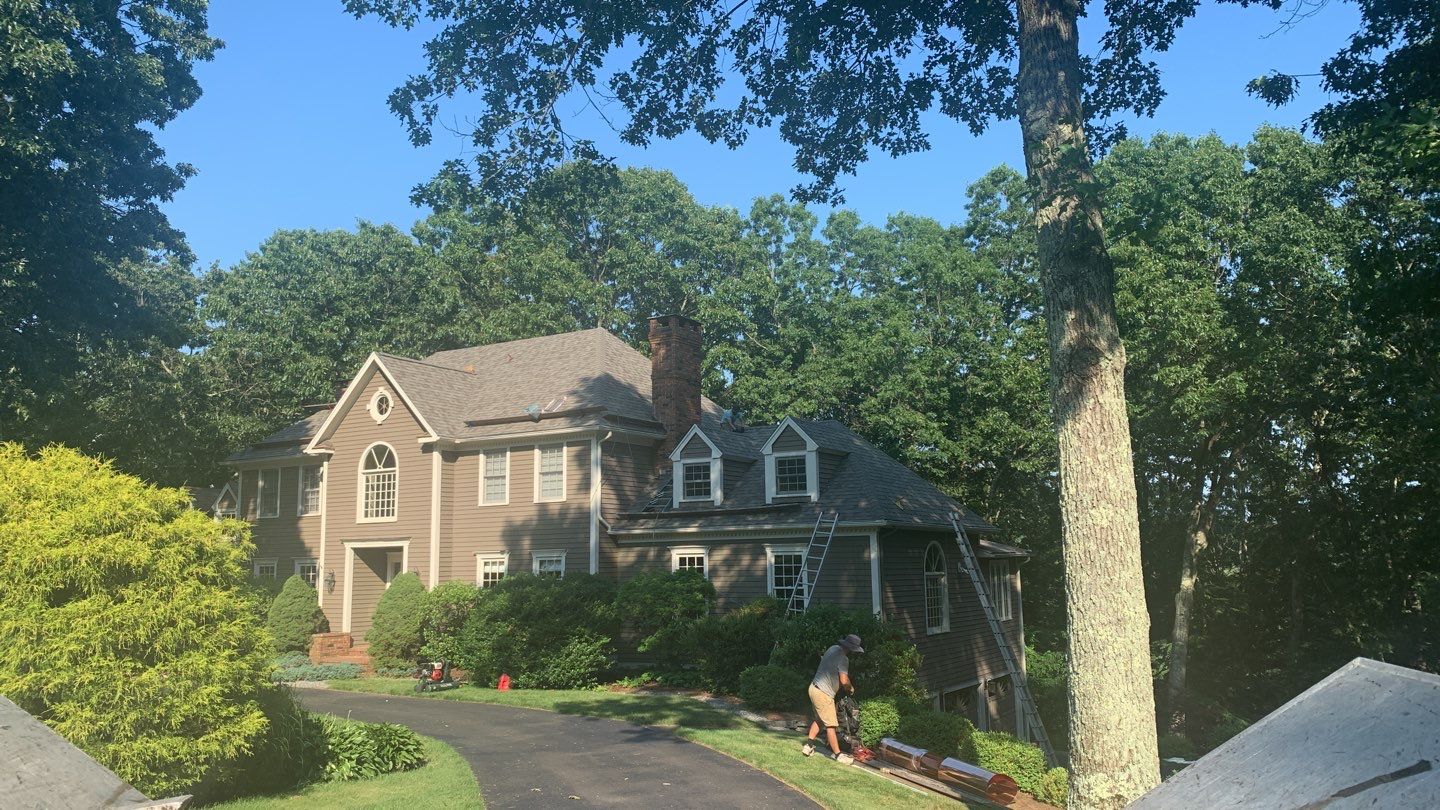 Residential Roofing Installation using Owens Corning Duration Driftwood by A Plus Exterior