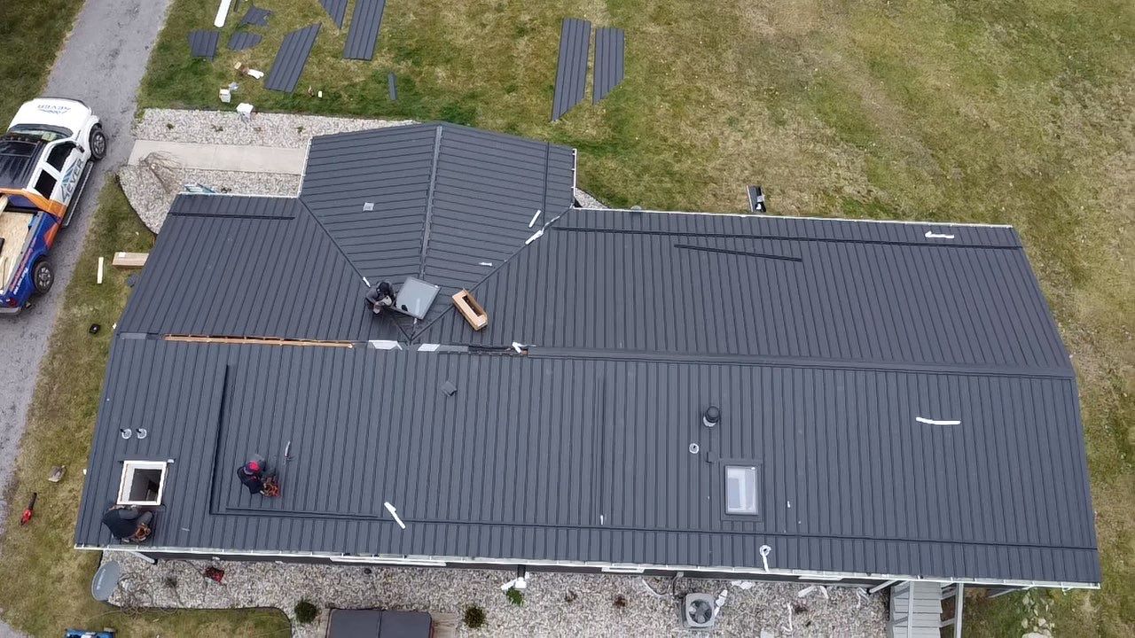 Exposed Fastener Metal Roof Replacement – Columbia City, Indiana by 4Ever Metal Roofing