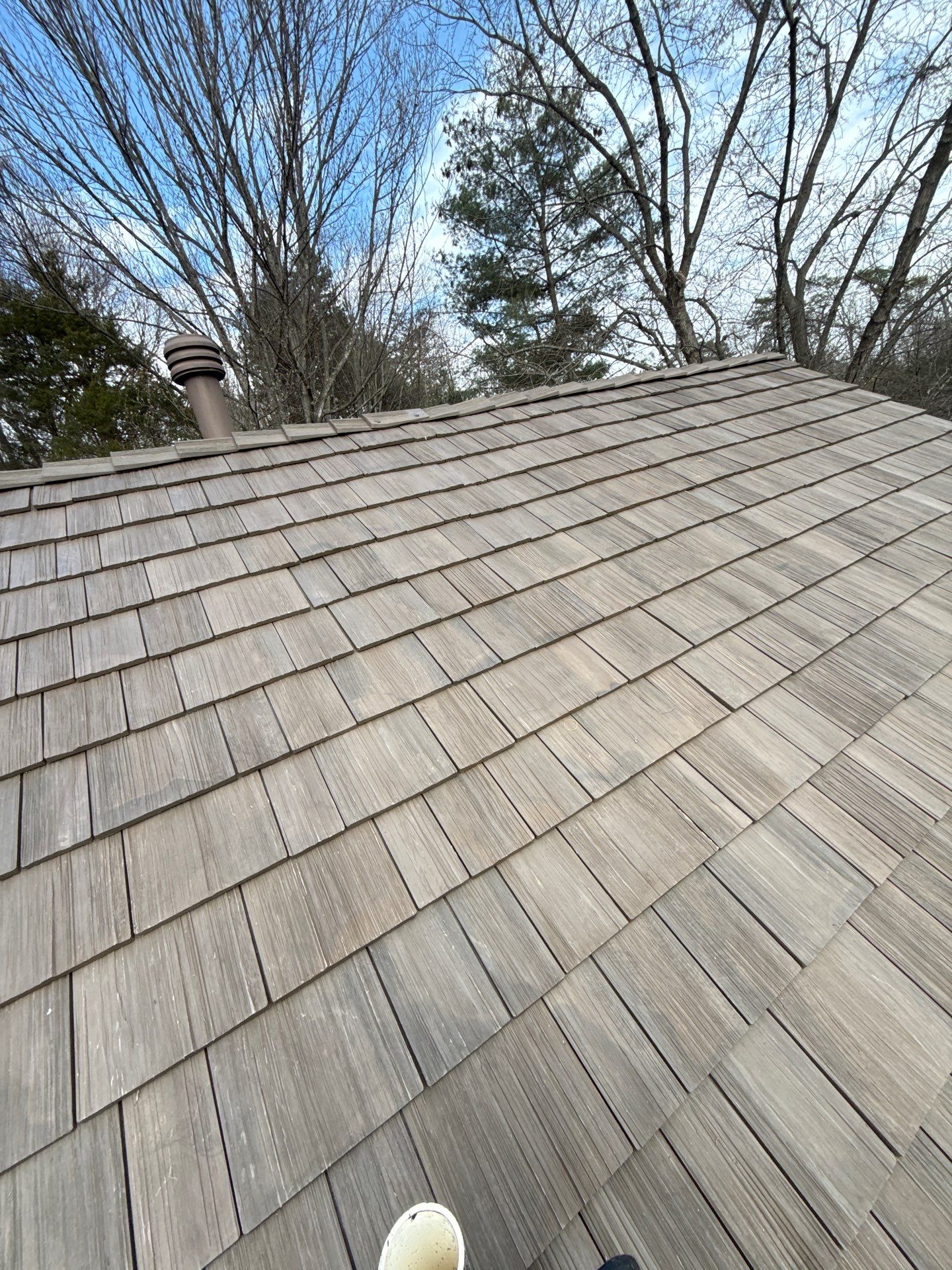 Reston :  Residential Roof Replacement with Brava Synthetic Cedar Shake Class C Natural  by RM Banning, Inc.