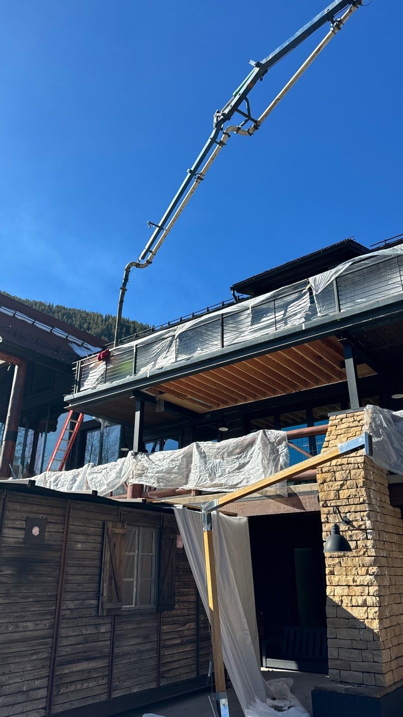 Deck repair & complex lighting install in Aspen by Roaring Fork Property Group 