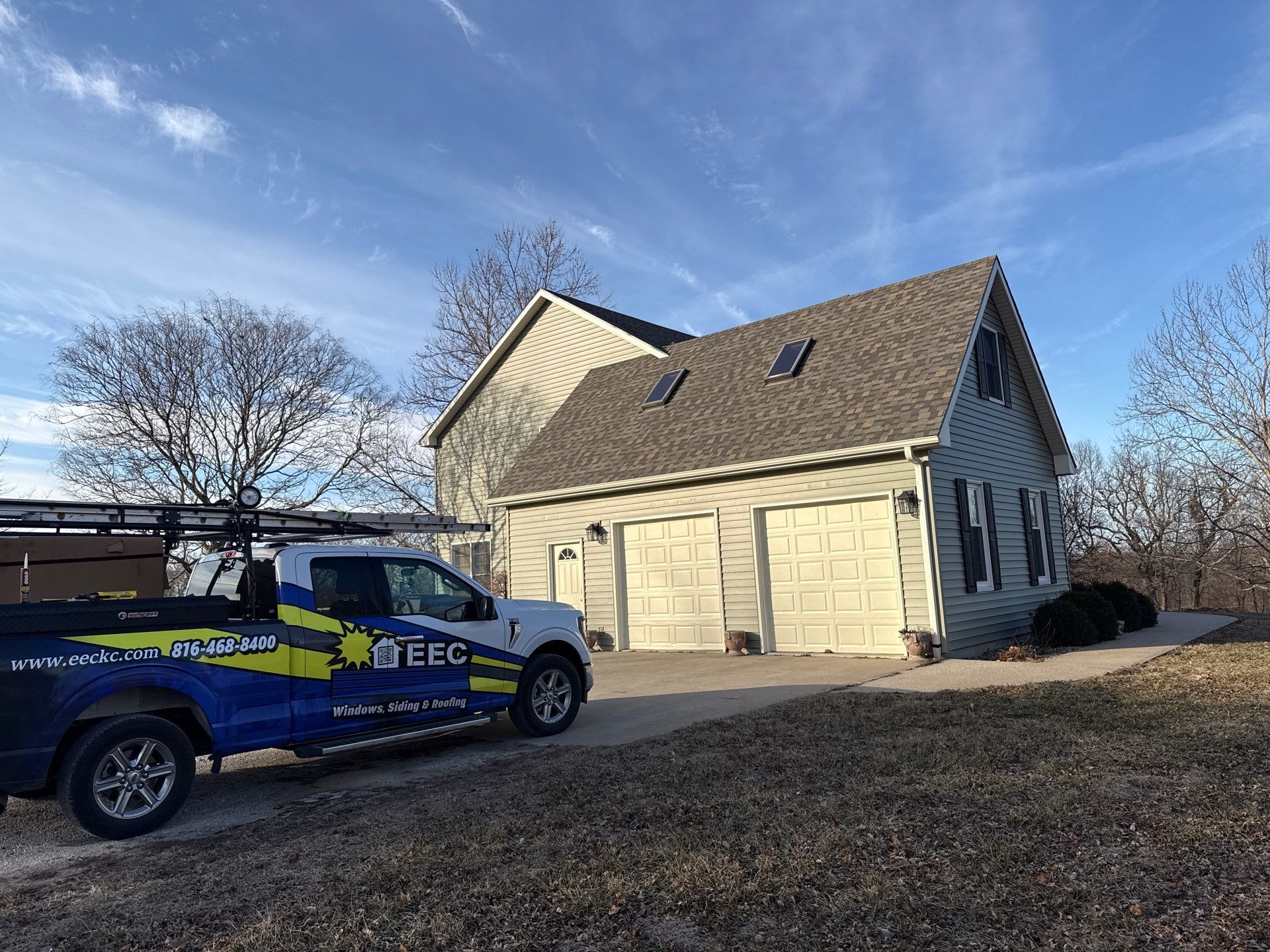 Comprehensive Residential Roof and Siding Replacement in Smithville Missouri by EEC Windows, Siding & Roofing