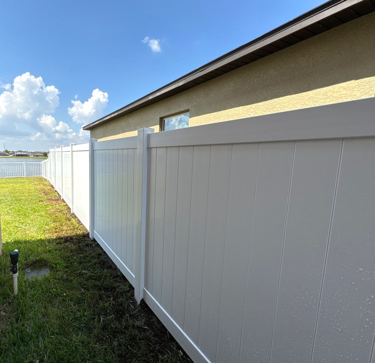Vinyl Fence Installation using Clearwater Picket Fence and 6Ft White Vinyl Fence  by Asap fence and gates, LLC