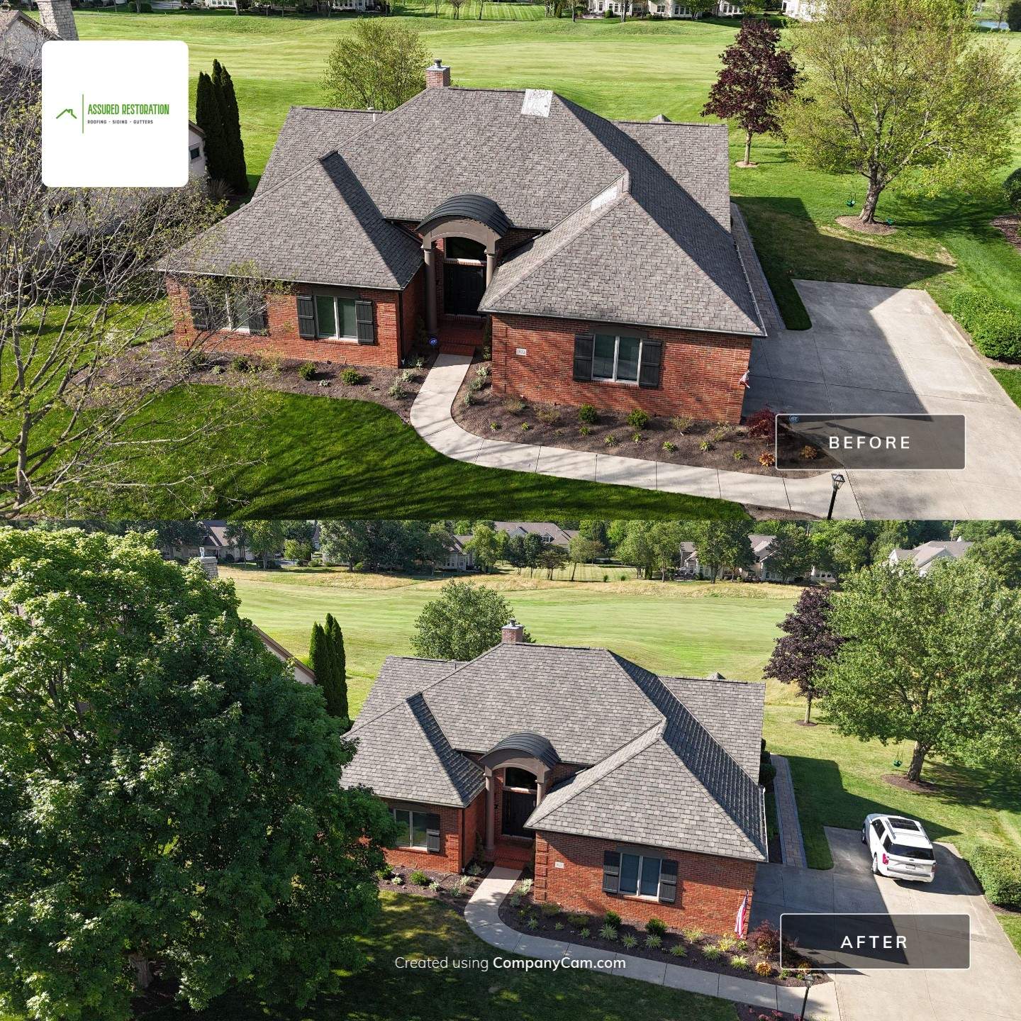 Certainteed Grand Manor Weathered Wood by Assured Restoration