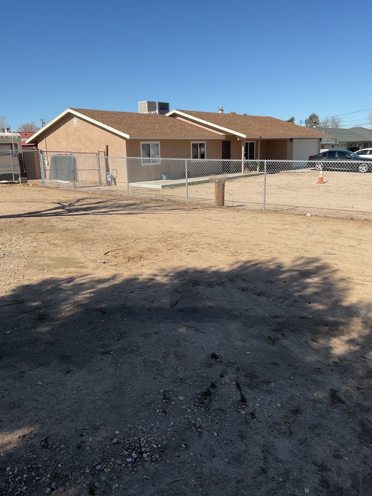 Fence Installation using chain -link by Fence Guys Inc. 