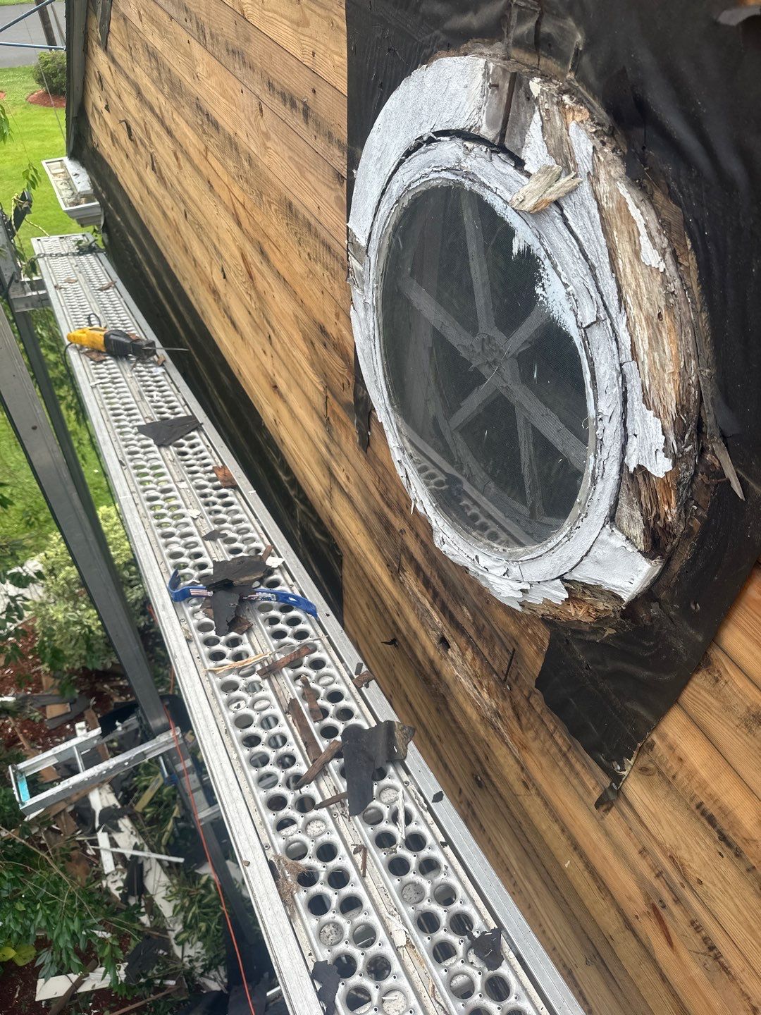 Siding Installation using Hardie Plank Artic white by A Plus Exterior