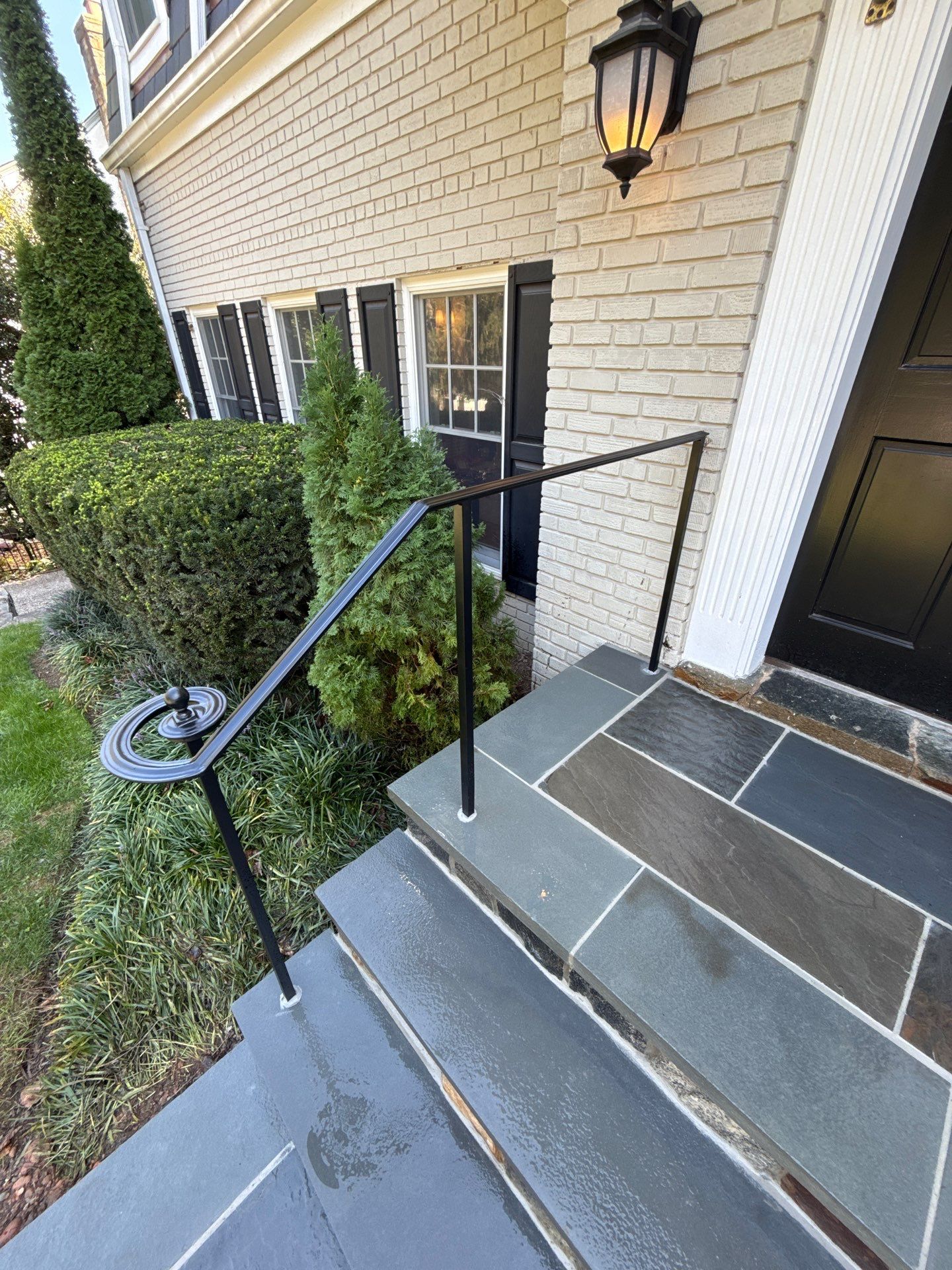 Traditional Steel Step Railings – Washington, DC by Capitol Iron Works