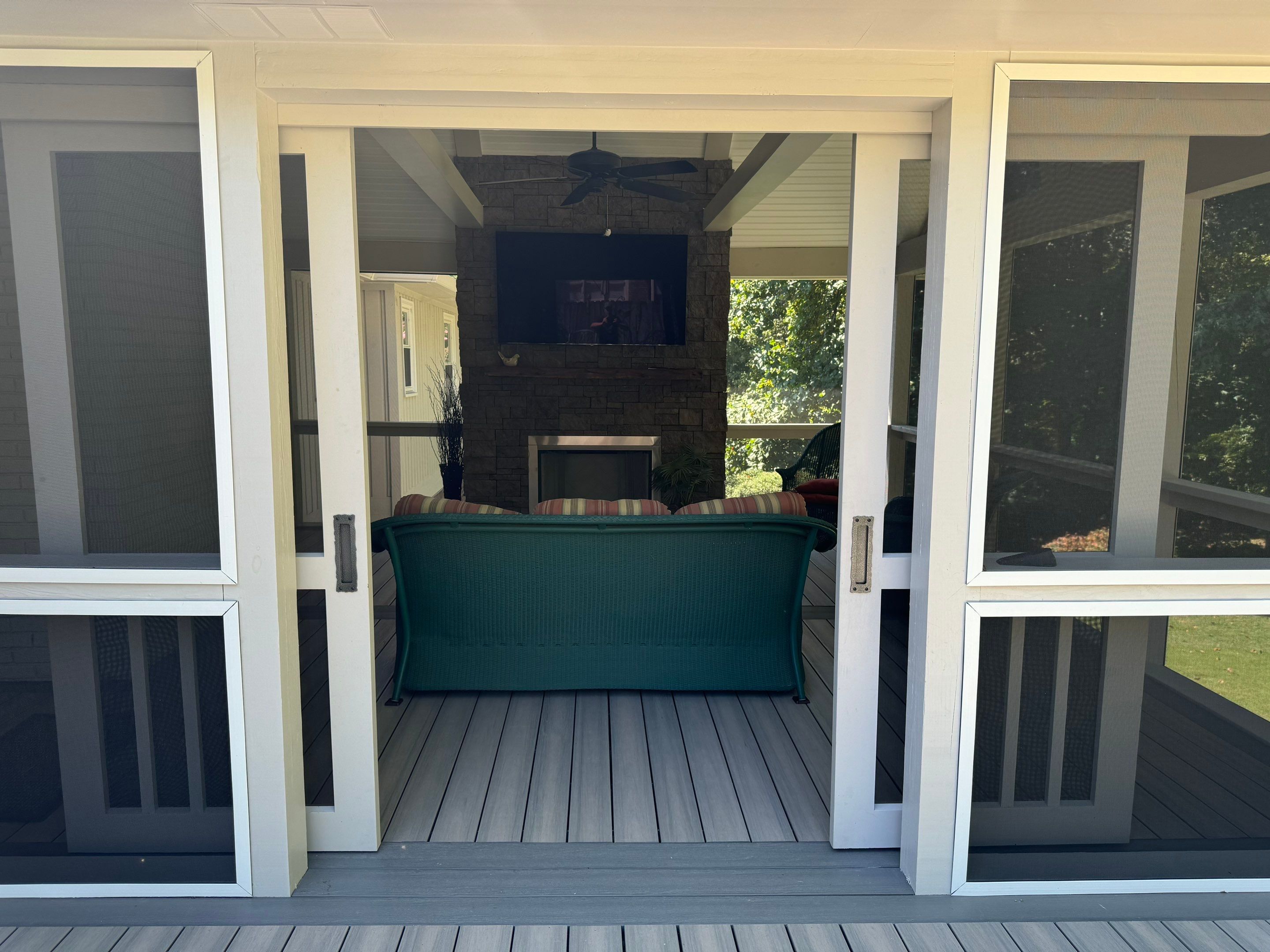 Burntleaf - Screen Porch by Pillar and Pine