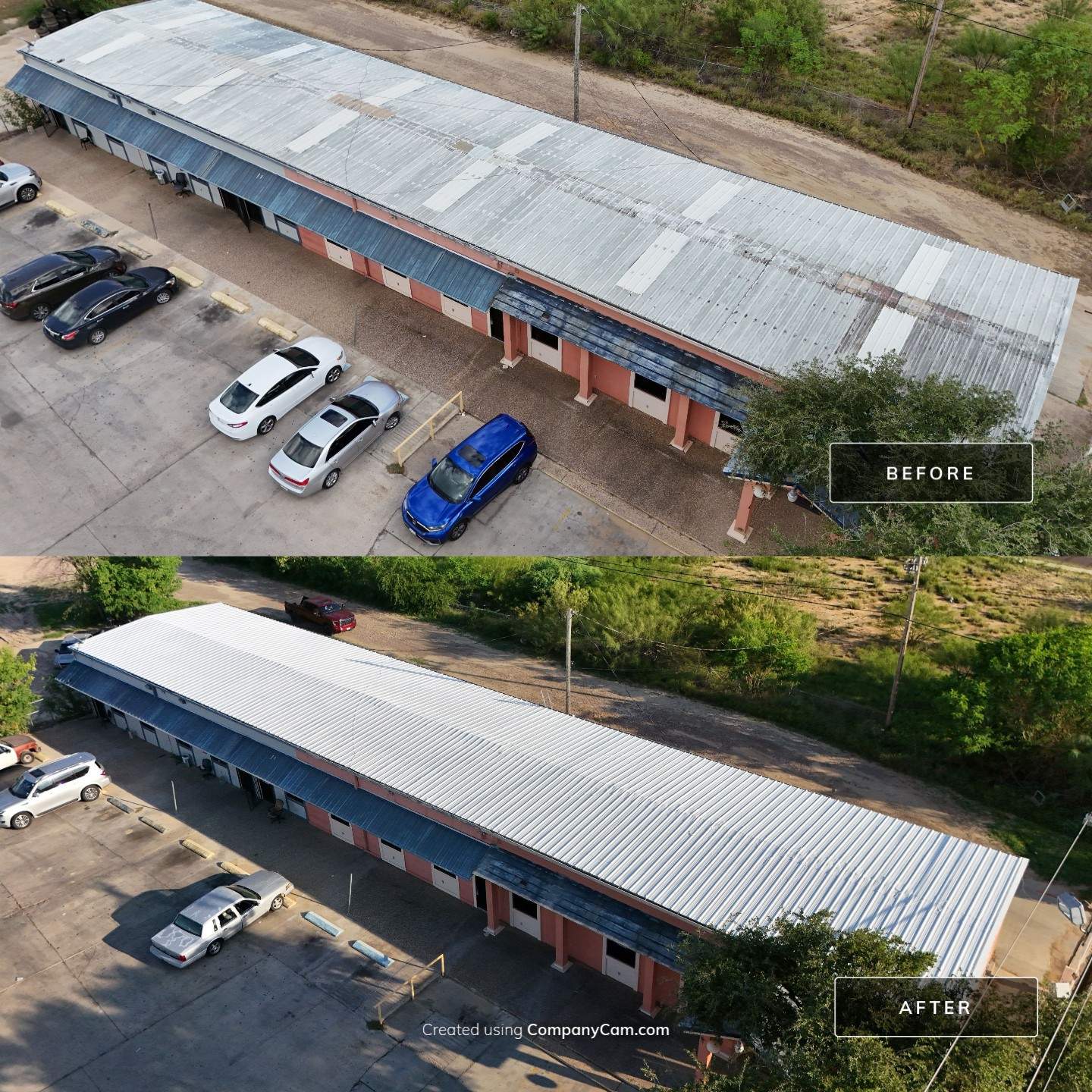 Silicone Roof Restoration by JM Flores Roofing & Construction, Inc