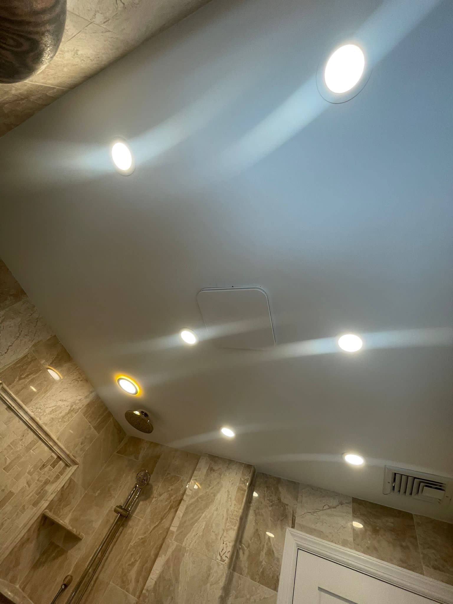 Bathroom Remodel using Tile by Home Concepts Construction