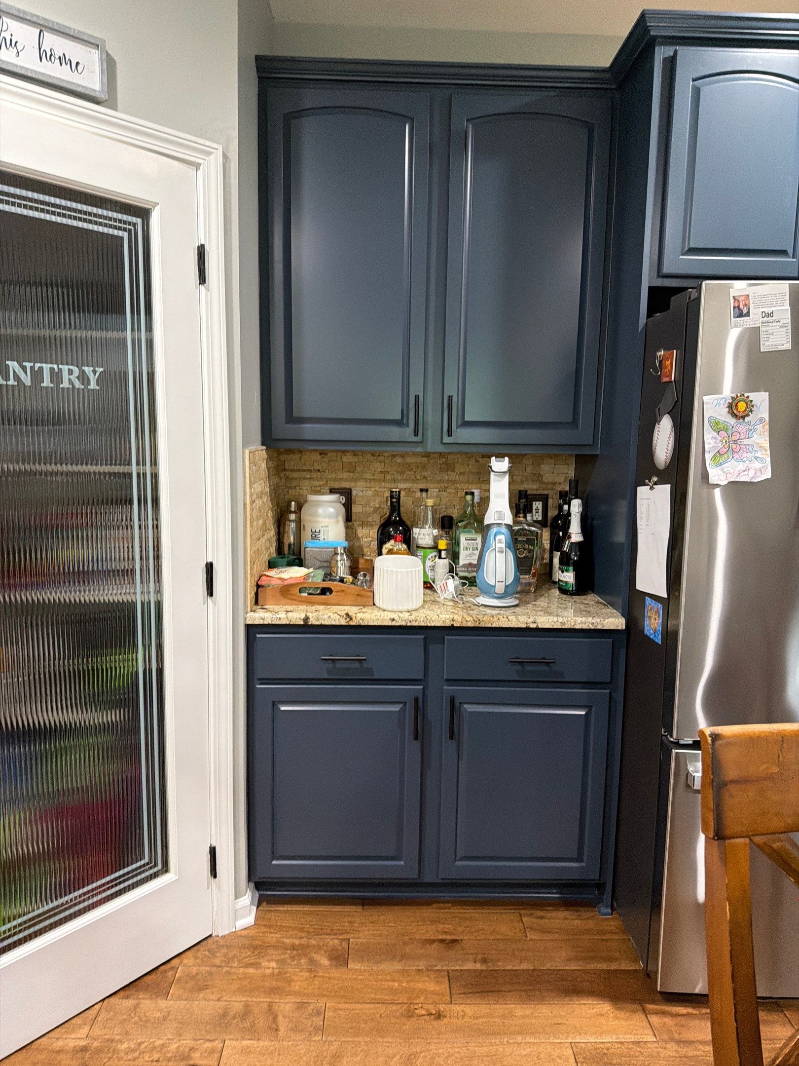 Kitchen Cabinet Refinishing by Top Shelf Painter