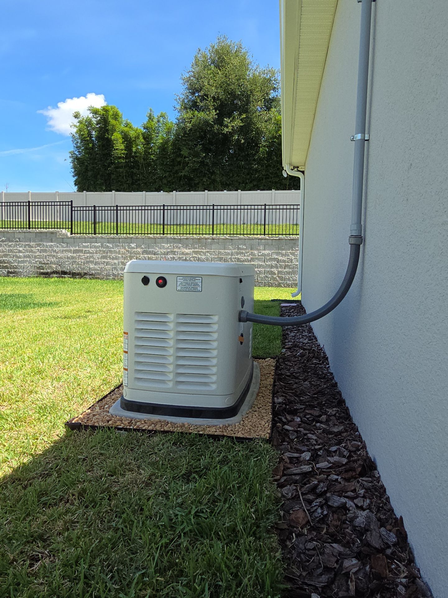 Installation of a 22kW Generac Whole Home Standby Generator and 200A Automatic Transfer Switch by Smartron Electric