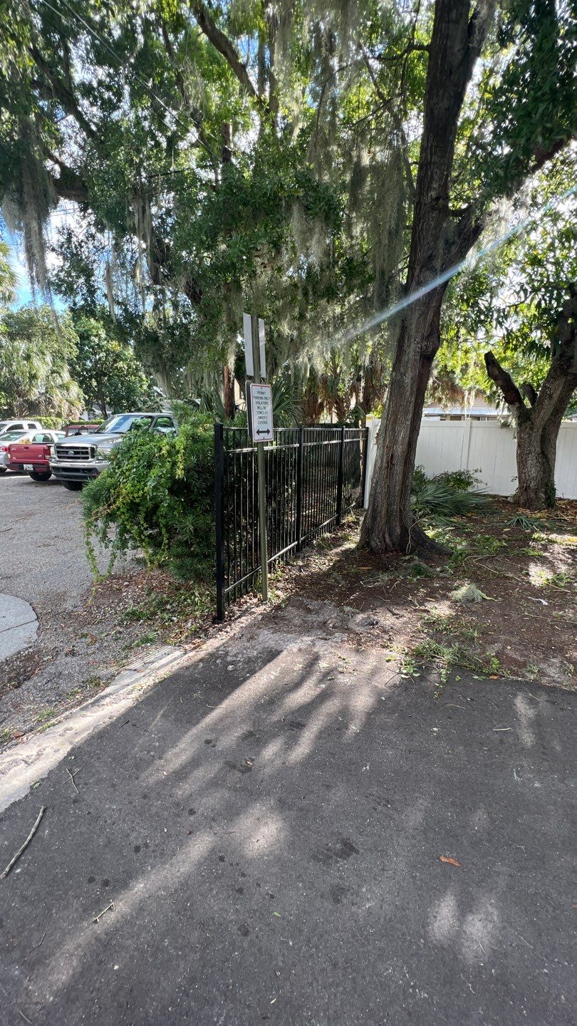 Bradenton, FL 5 ft. Tall Black 3-Rail Aluminum Fence by Asap fence and gates, LLC