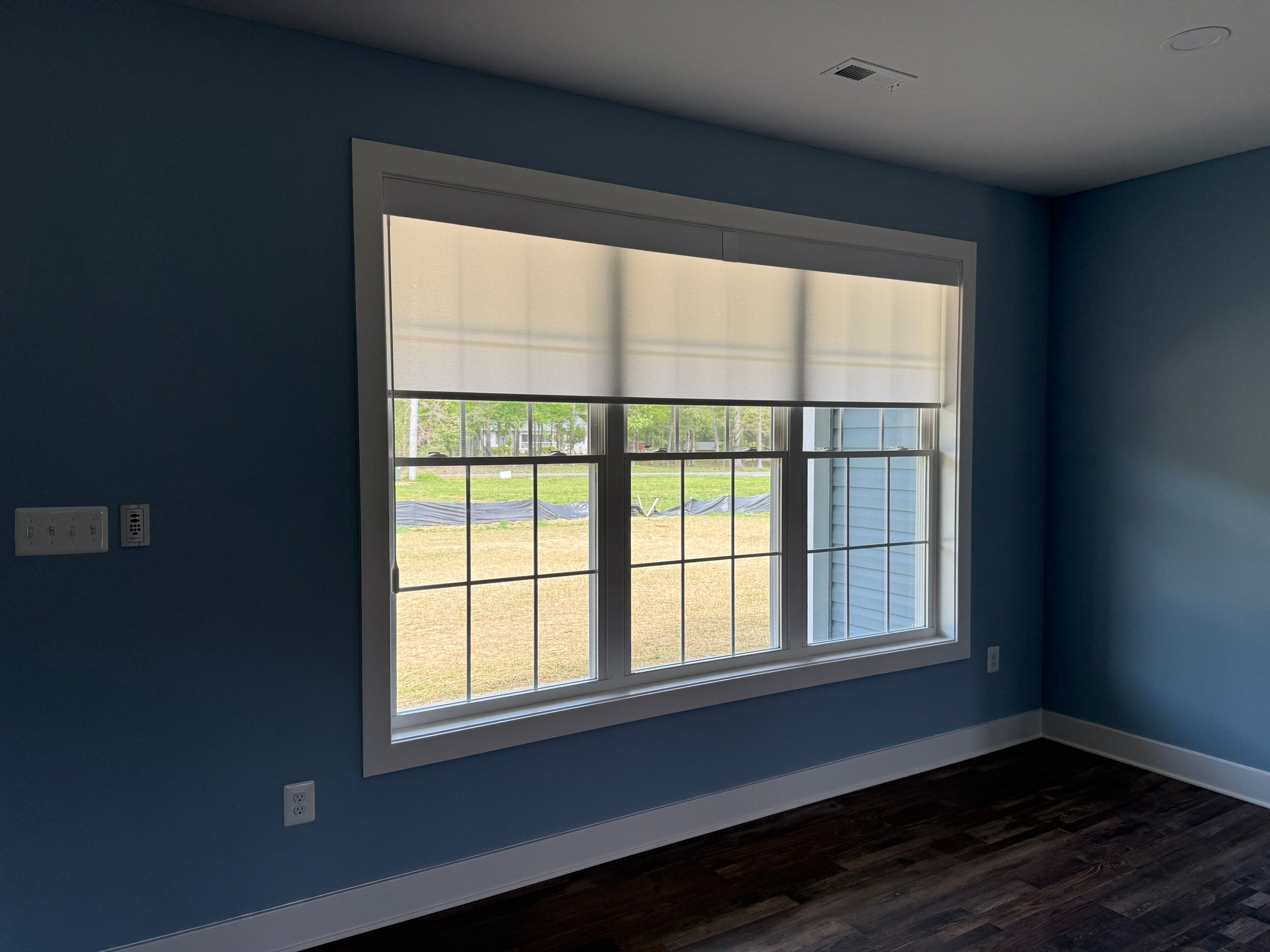Roller Shade and Faux Wood Blind Installation - Chaptico by Southern Maryland Custom Blinds
