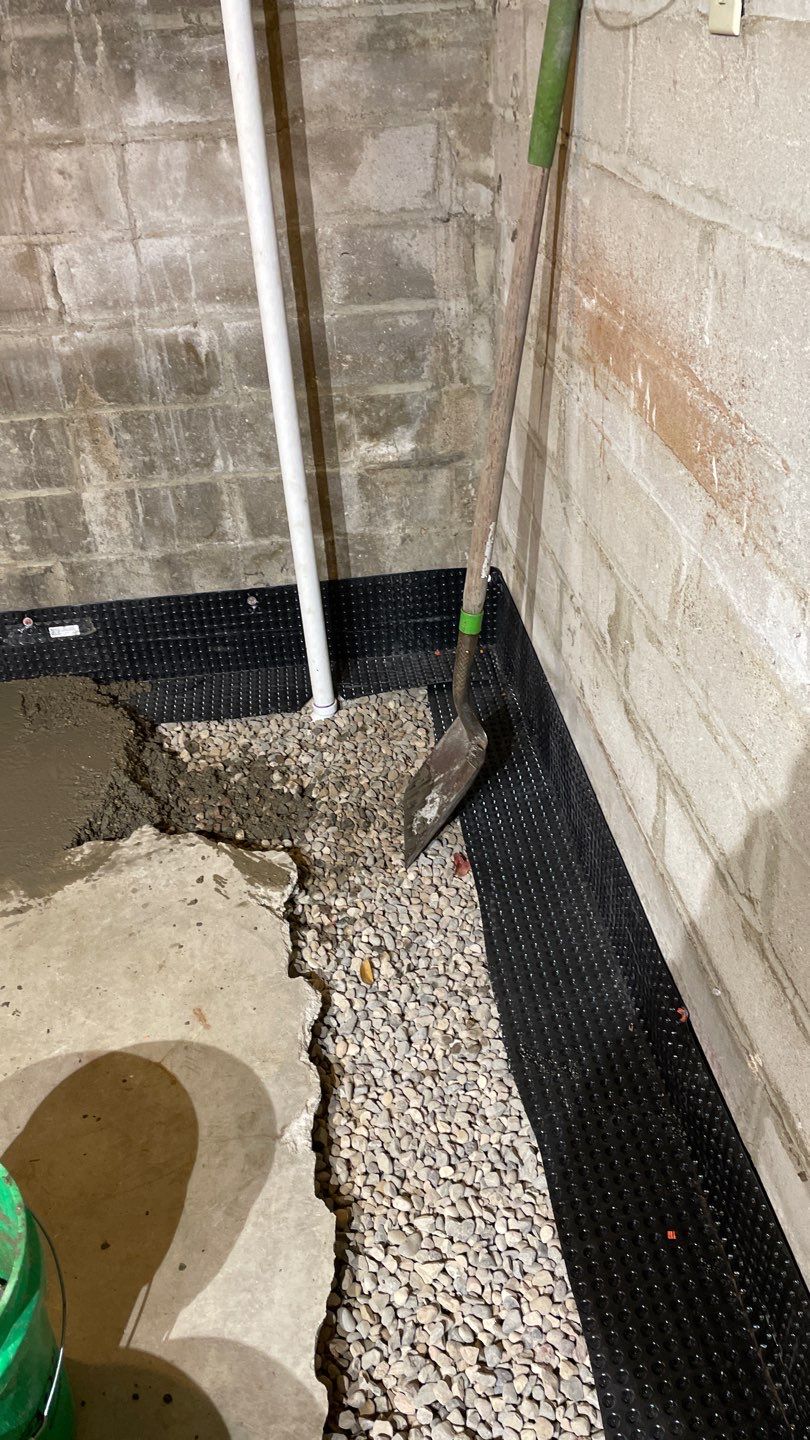 Drain Tile in South Minneapolis by Waterproofing Northeast