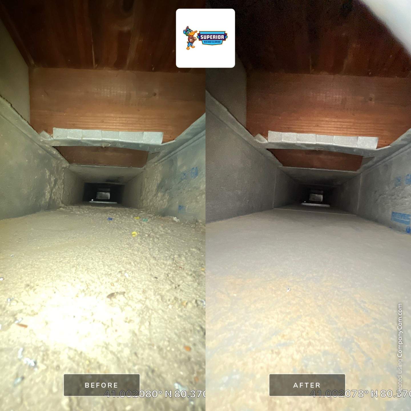 Air Duct Cleaning With a Vacuum Truck in New Castle, PA by Superior Air Duct Cleaning