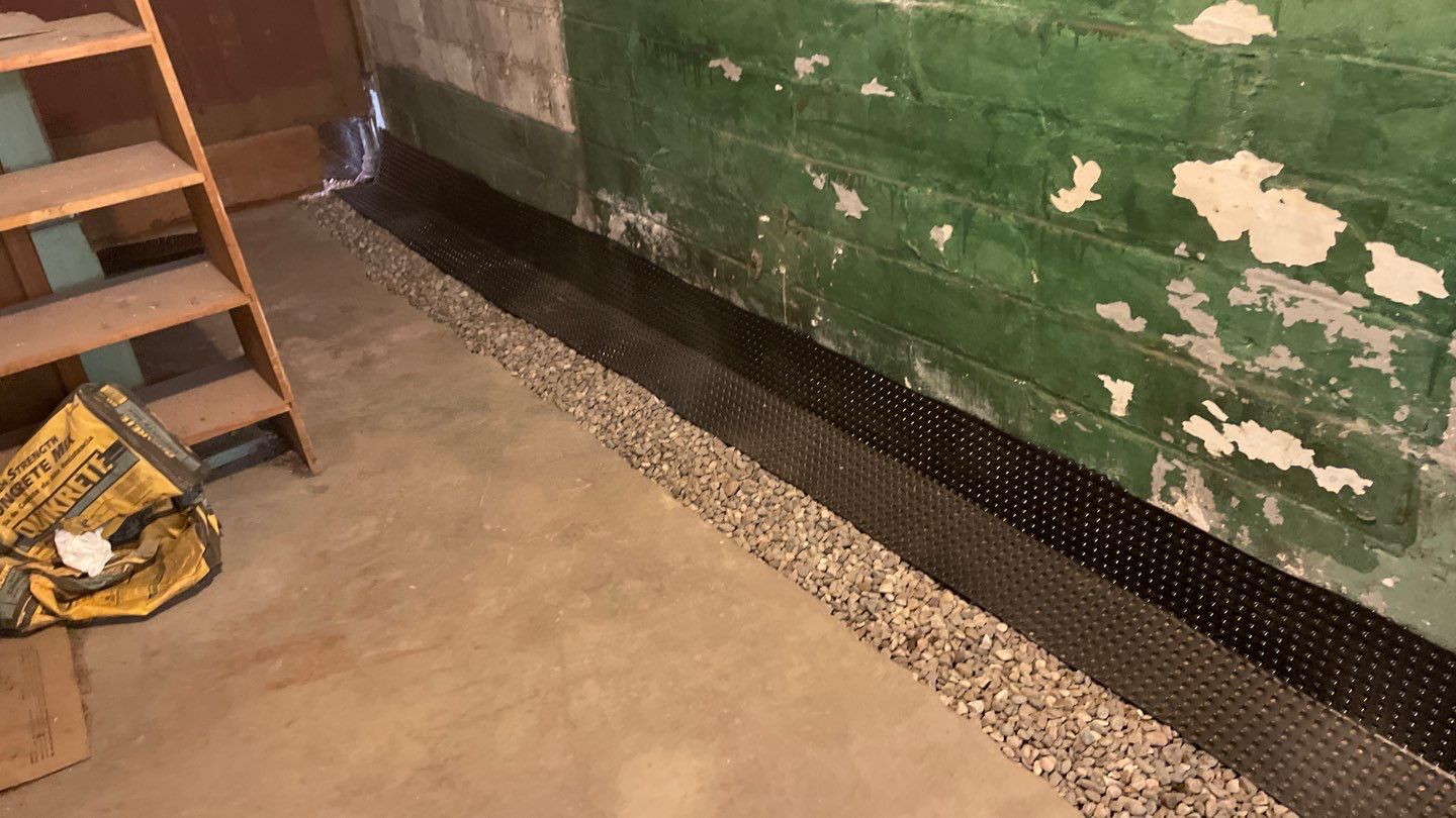 Interior Drain Tile for a South Minneapolis Basement by Waterproofing Northeast