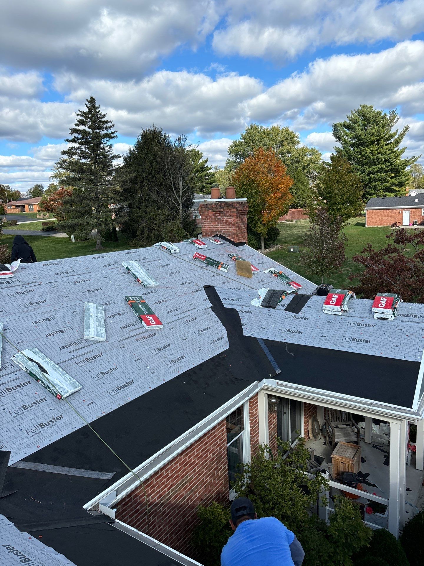 Residential Roofing Installation using Timberline UHDZ Shingles - Pewter Gray by RoofX 