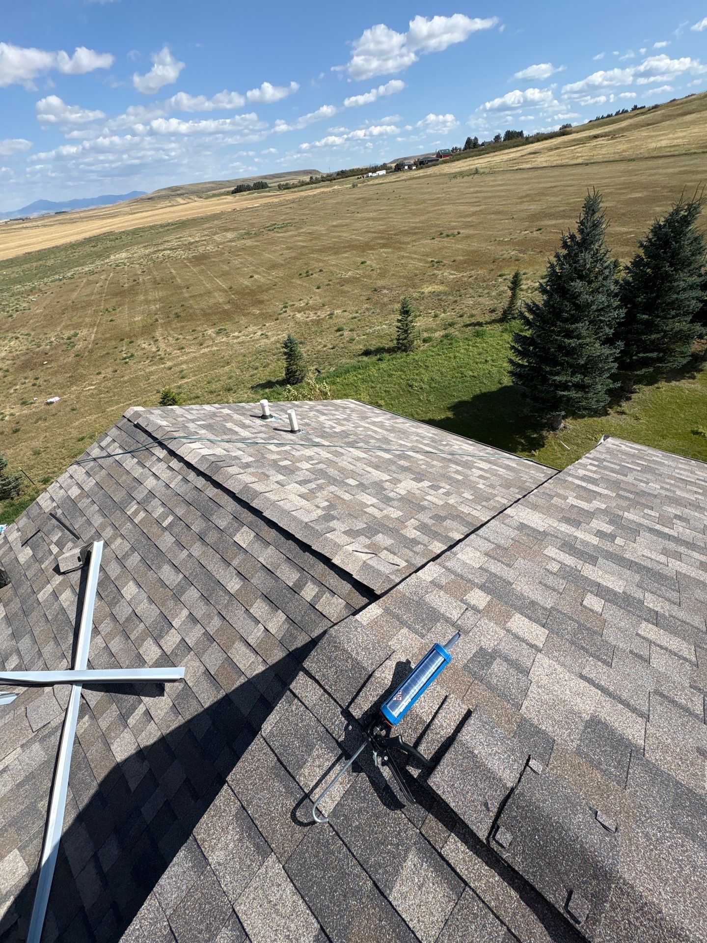 Owens Corning Architectural Shingle Roof Replacement in Great Falls by KQC Roofing