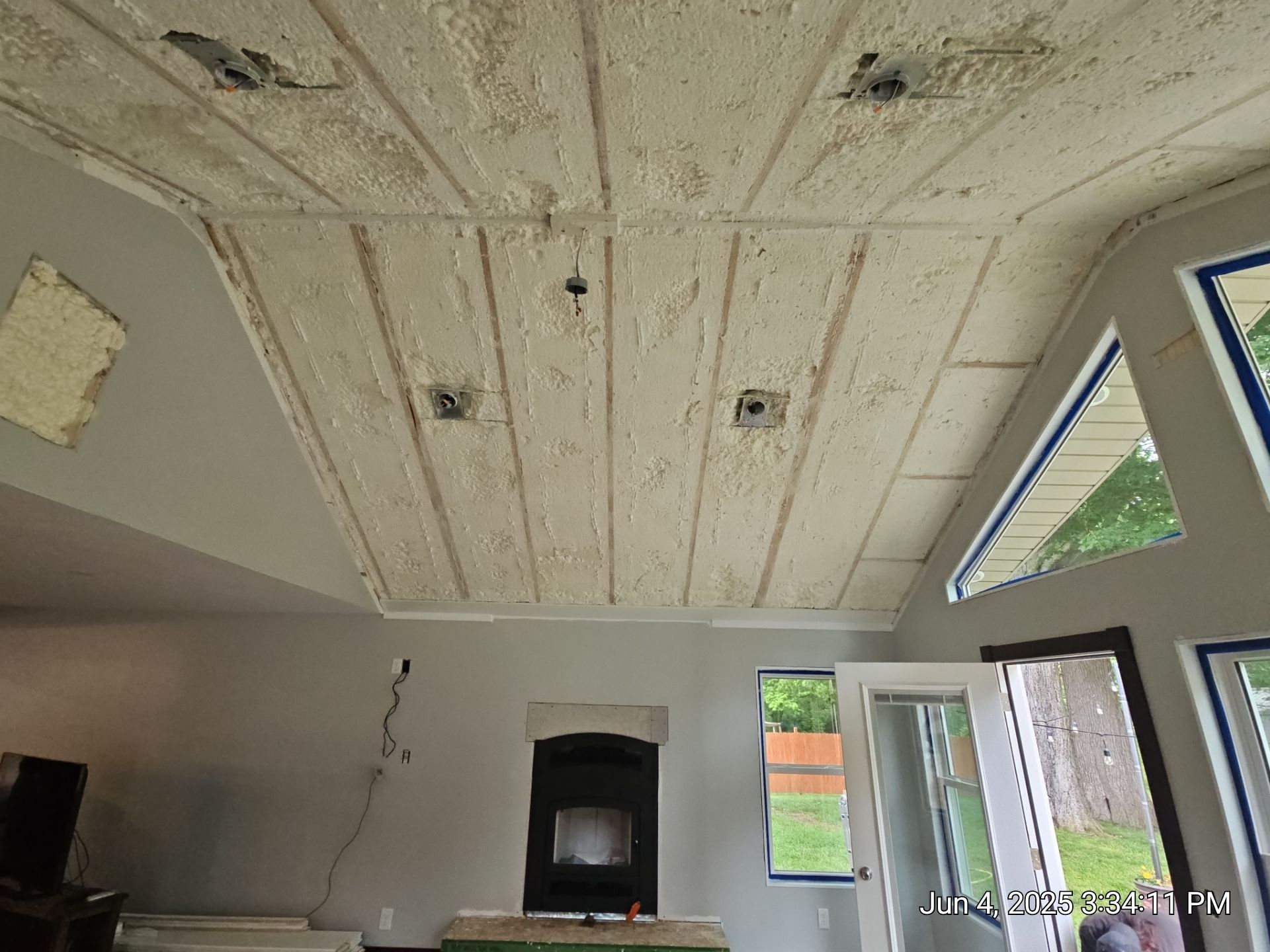 Removing a bad foam install by a national company by M.Y INSULATION LLC