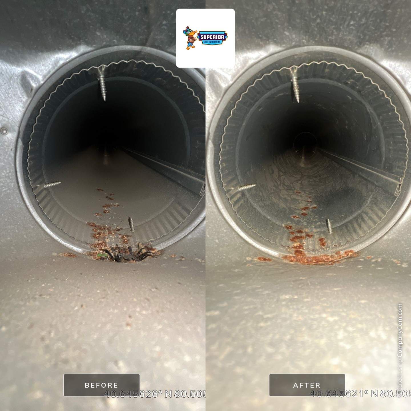 Air Duct Cleaning With a Vacuum Truck in Midland, PA by Superior Air Duct Cleaning