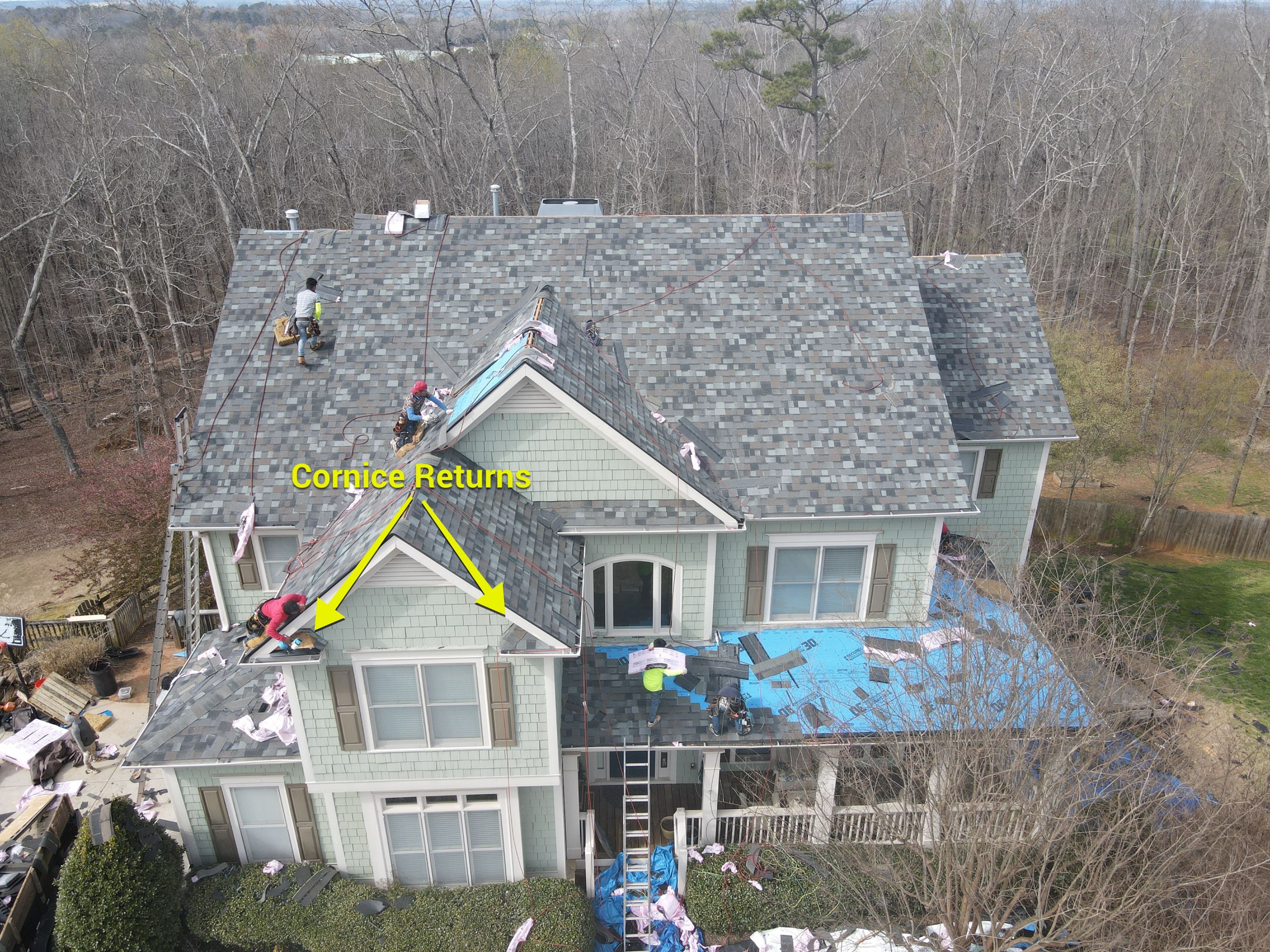 Commercial Roofing Installation using Owens Corning by Inspector Roofing and Restoration