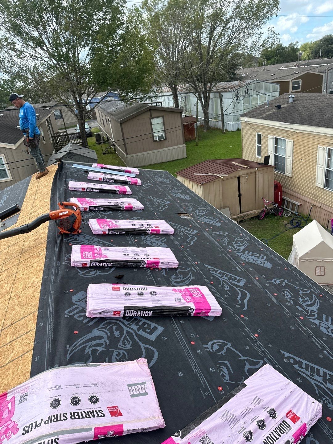 Residential Roofing Repair using Owen's Corning Duration (Lifetime) Shingles by Roof Repair Company