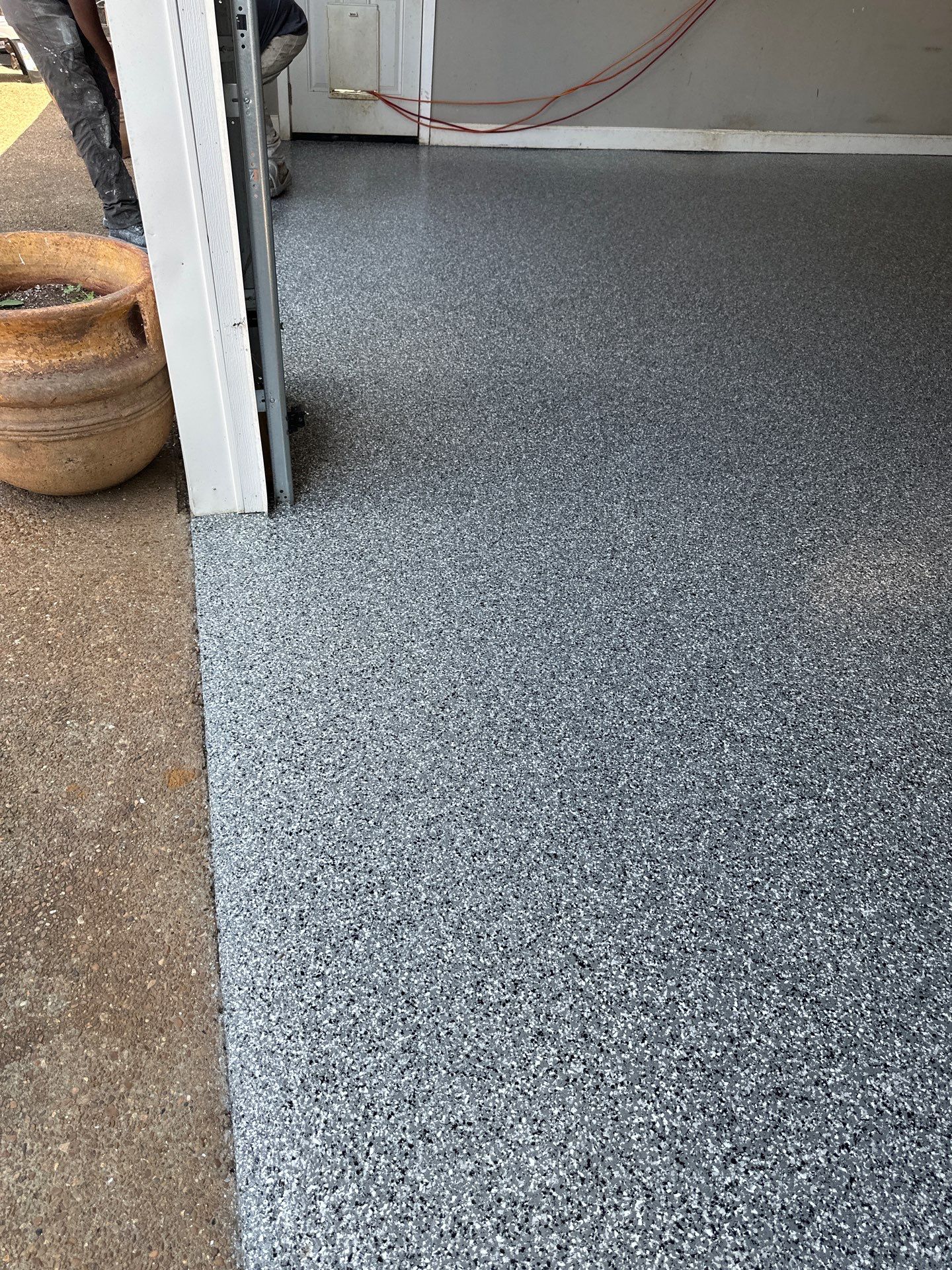 Garage Floor Coating using Wombat by My Garage Floor Guys