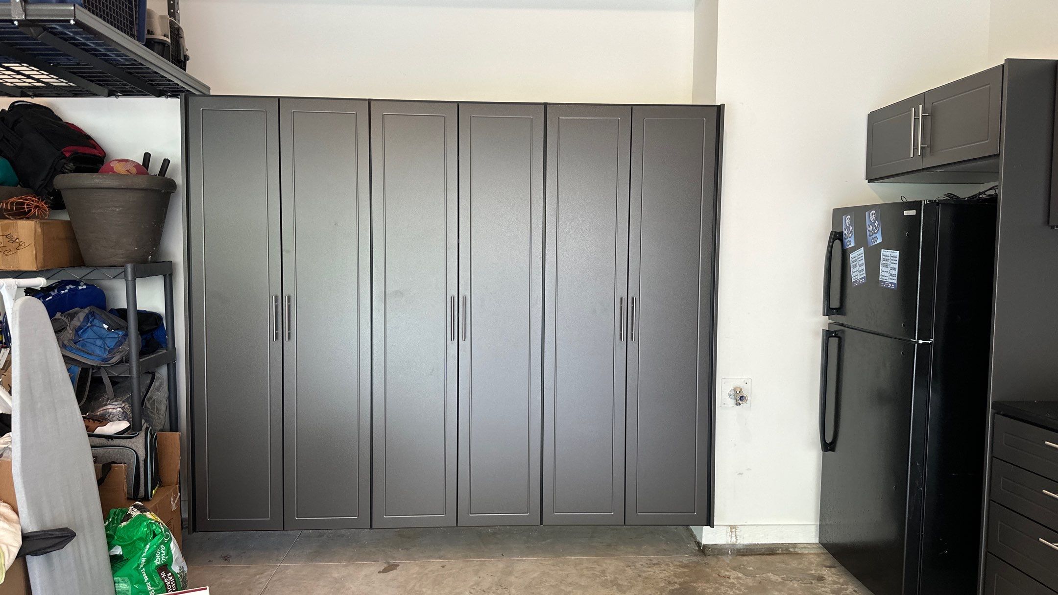 Steven S. not only transformed his garage but also his closet by Banner Garage