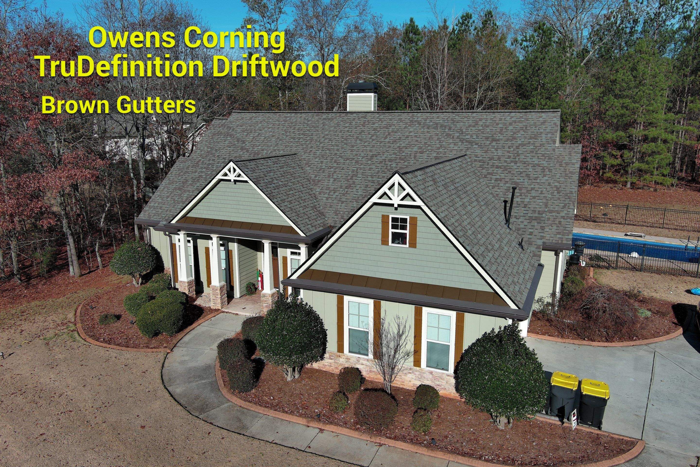 New roof installation and shingle colors by Rhino Restoration