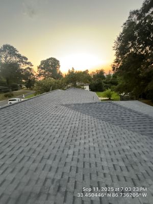 Asphalt Roof Replacement in Vestavia Hills