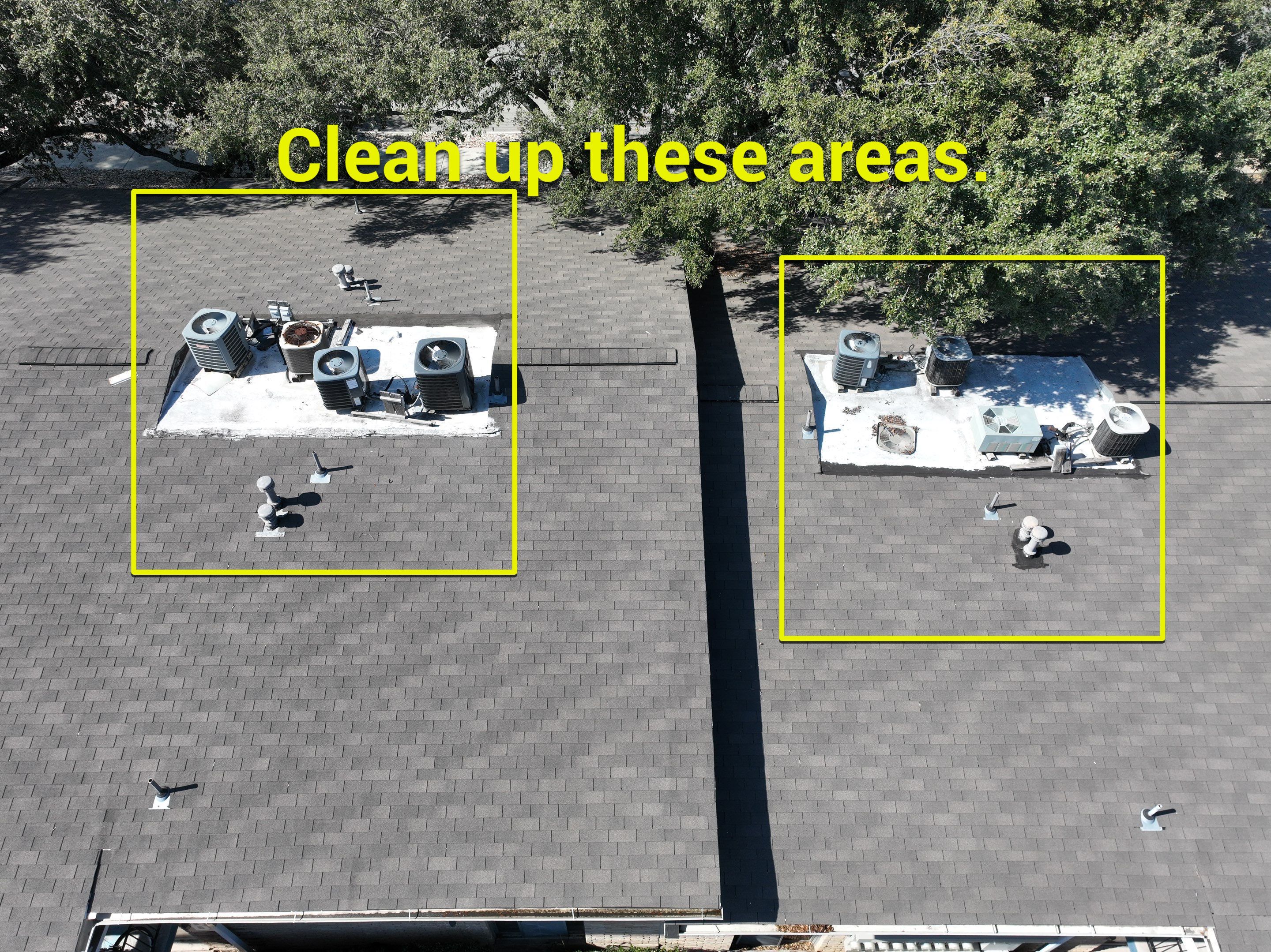 Commercial Roof Inspection using Drone Inspection by Premier Roofing and Contracting