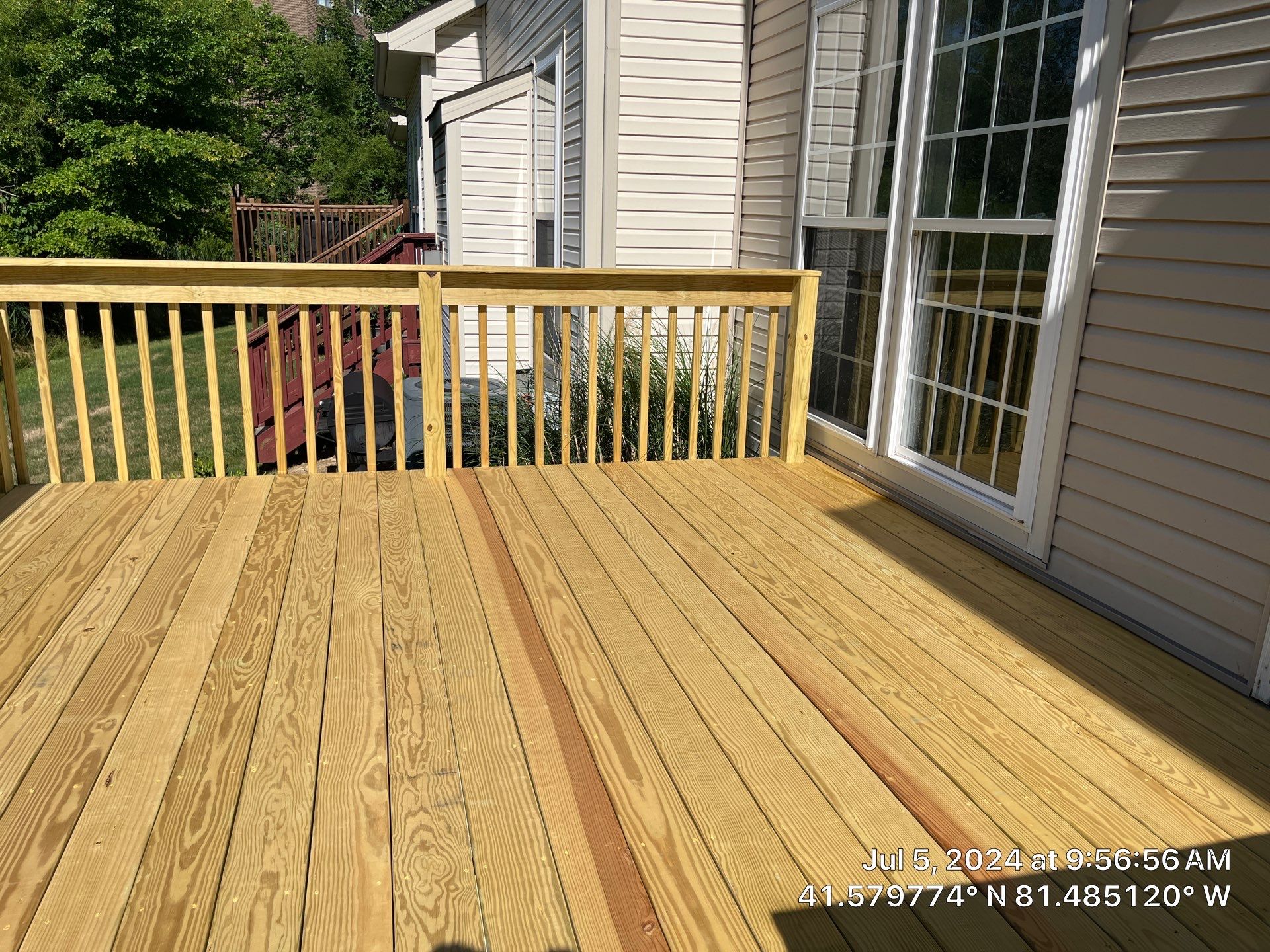 All Wood Deck by Hilltop Drafting & Design LLC