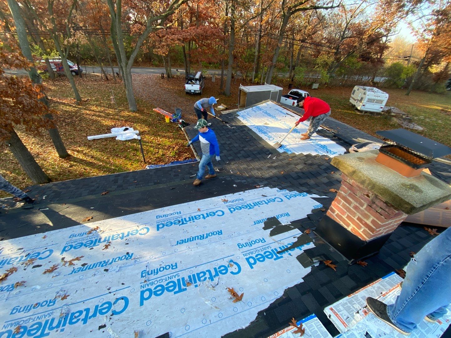Roof Replacement using CertainTeed Landmark Pro by 180 Contractors